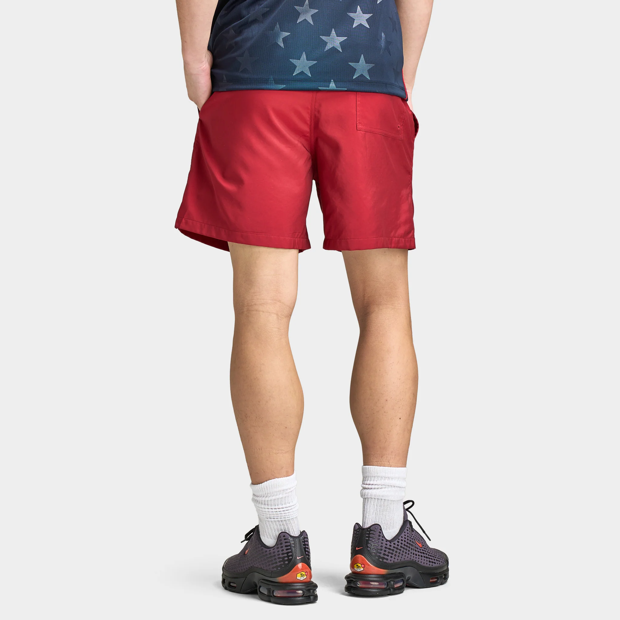 Nike Club Woven Flow Shorts / Red - Image 2