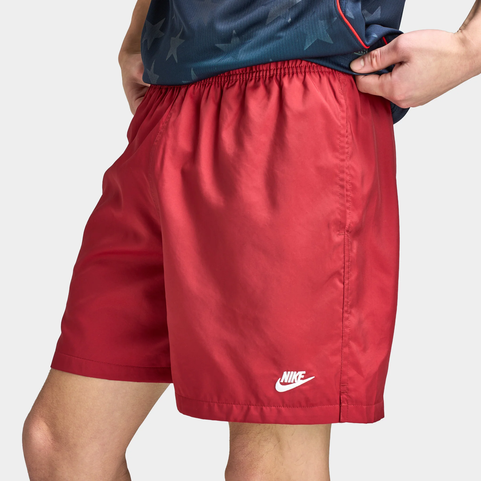 Nike Club Woven Flow Shorts / Red - Image 3
