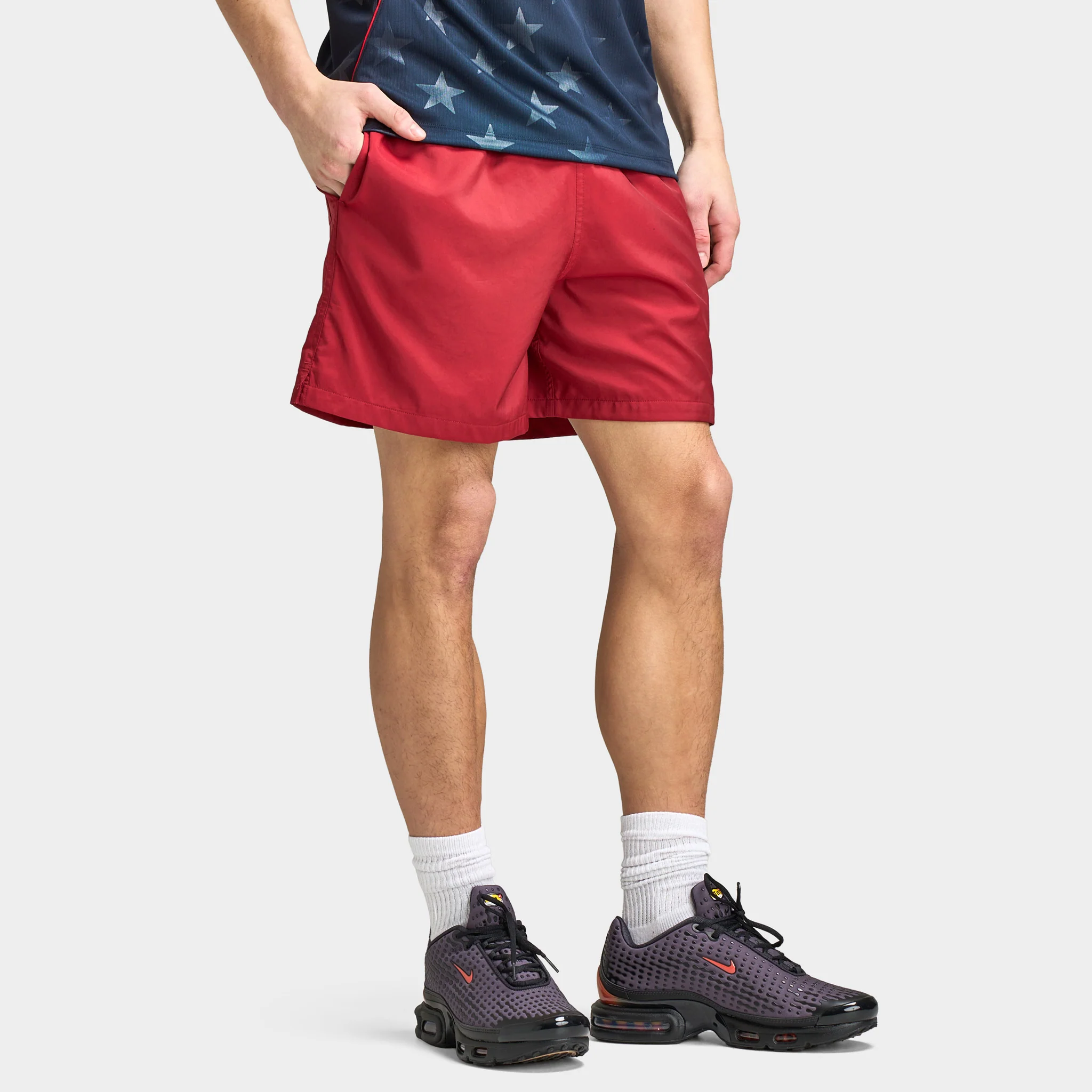 Nike Club Woven Flow Shorts / Red - Image 4