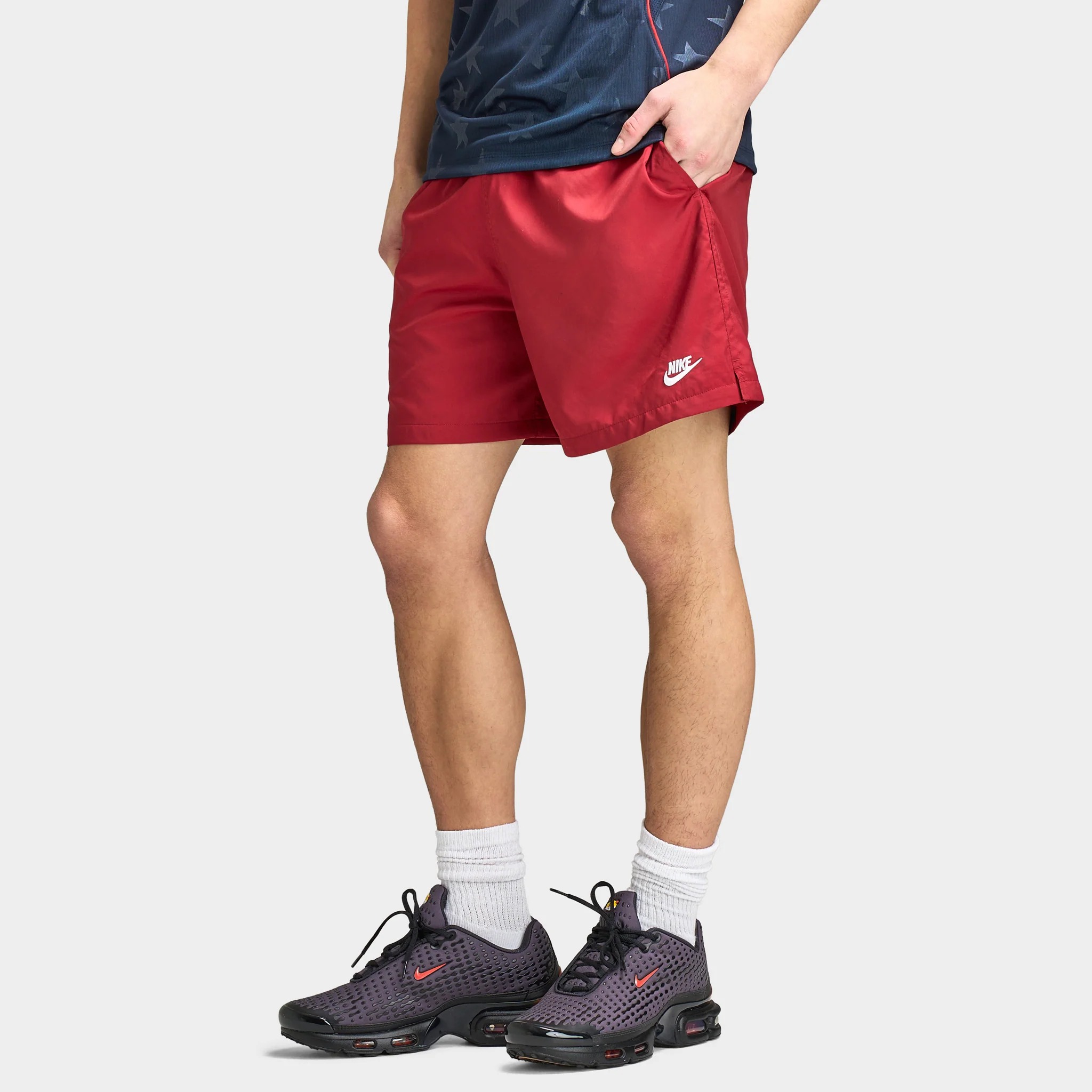 Nike Club Woven Flow Shorts / Red - Image 5