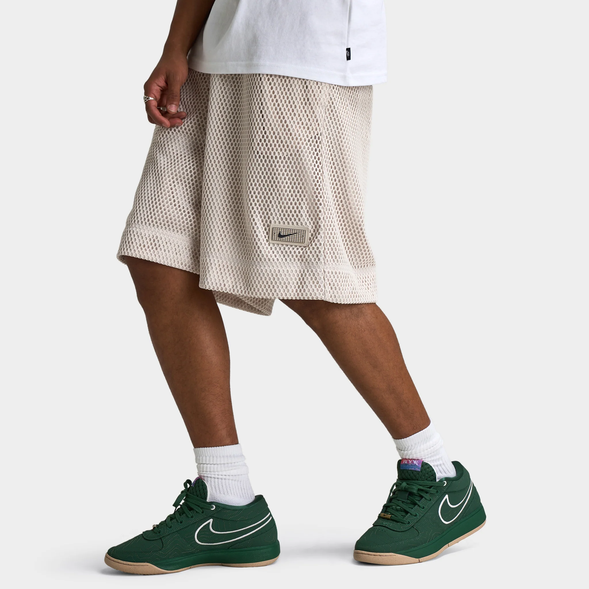 Nike Devin Booker Dri-FIT 10" Basketball Shorts / Light Orewood Brown - Image 4