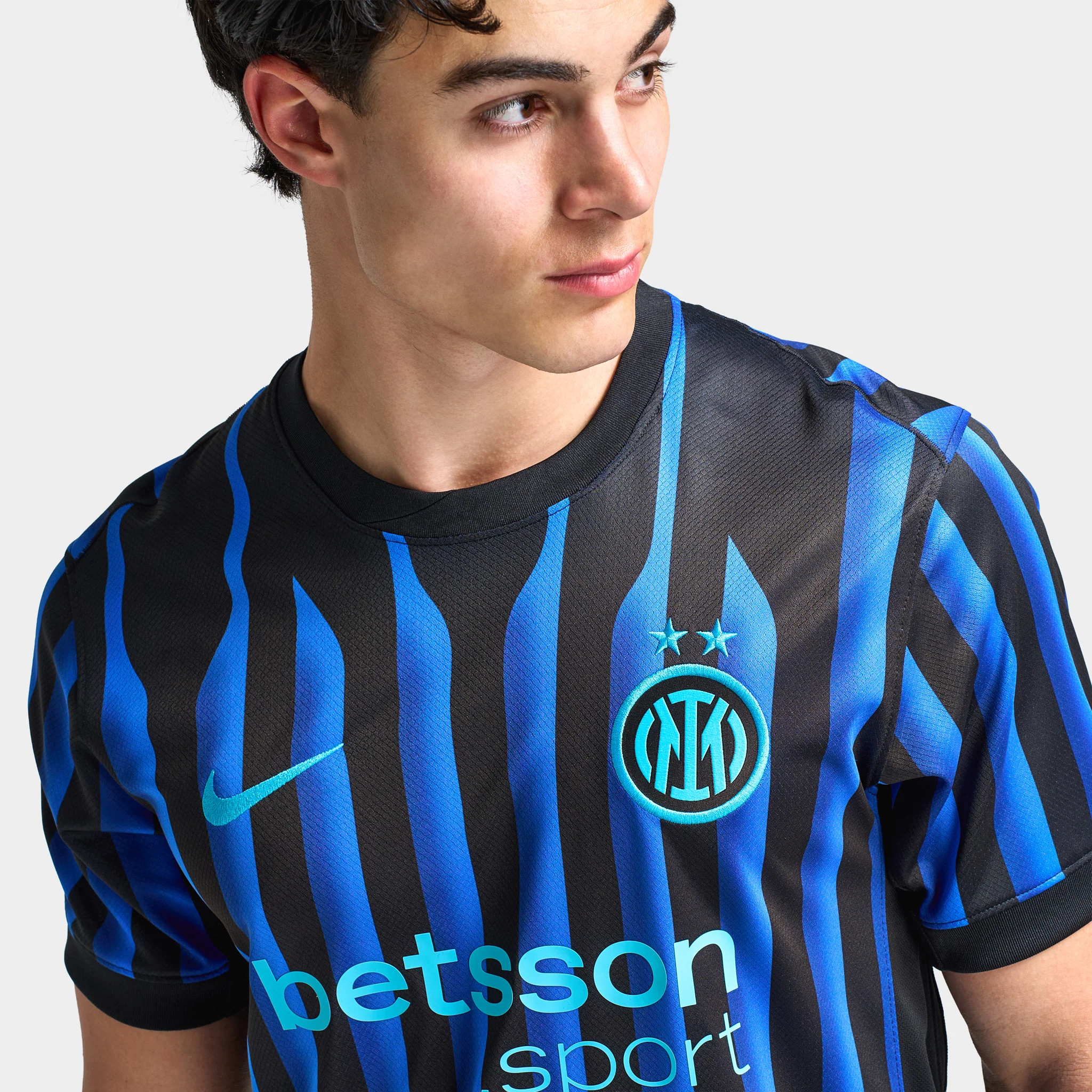 Nike Dri-FIT Inter Milan Home Replica Jersey Lyon Blue / Black - Chlorine Blue - Image 3
