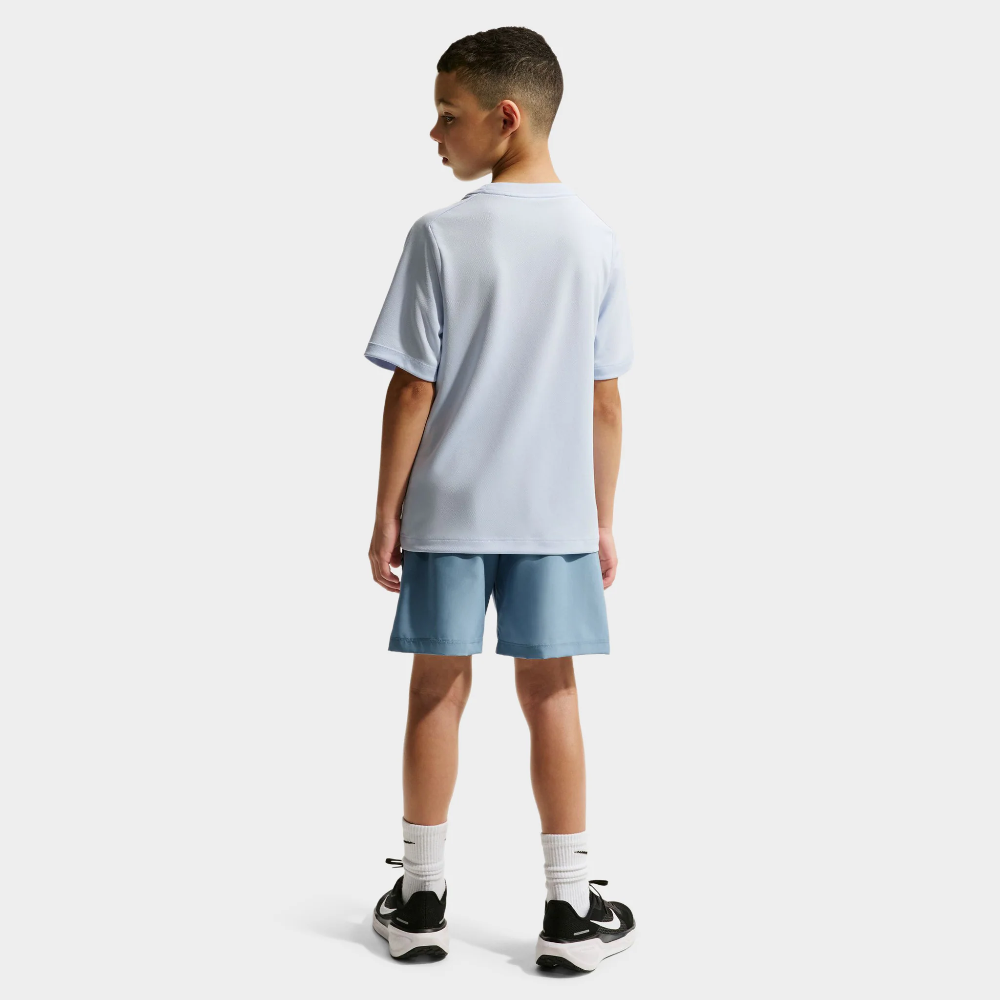 Nike Dri-FIT Juniors' Multi Woven Shorts Work Blue / White - Image 2