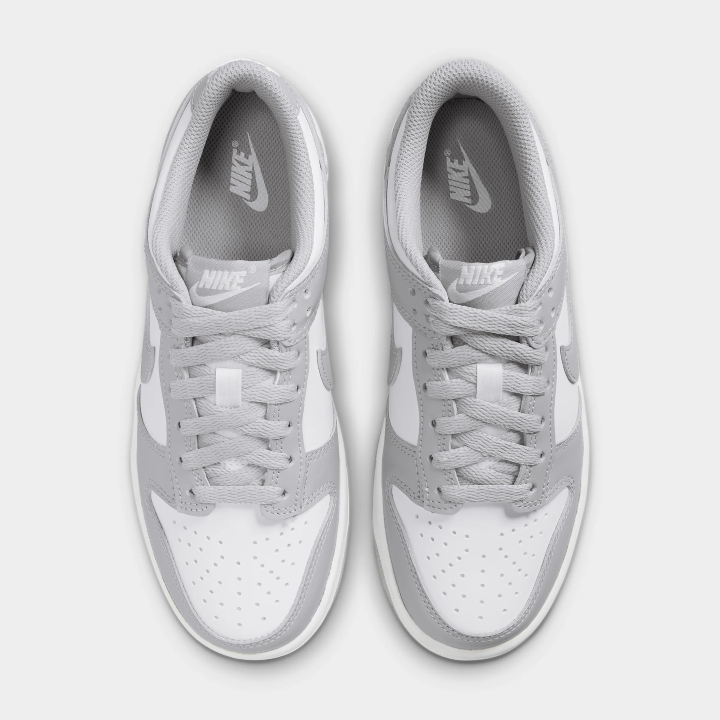 Nike Dunk GS White / Light Smoke Grey - White - Image 5