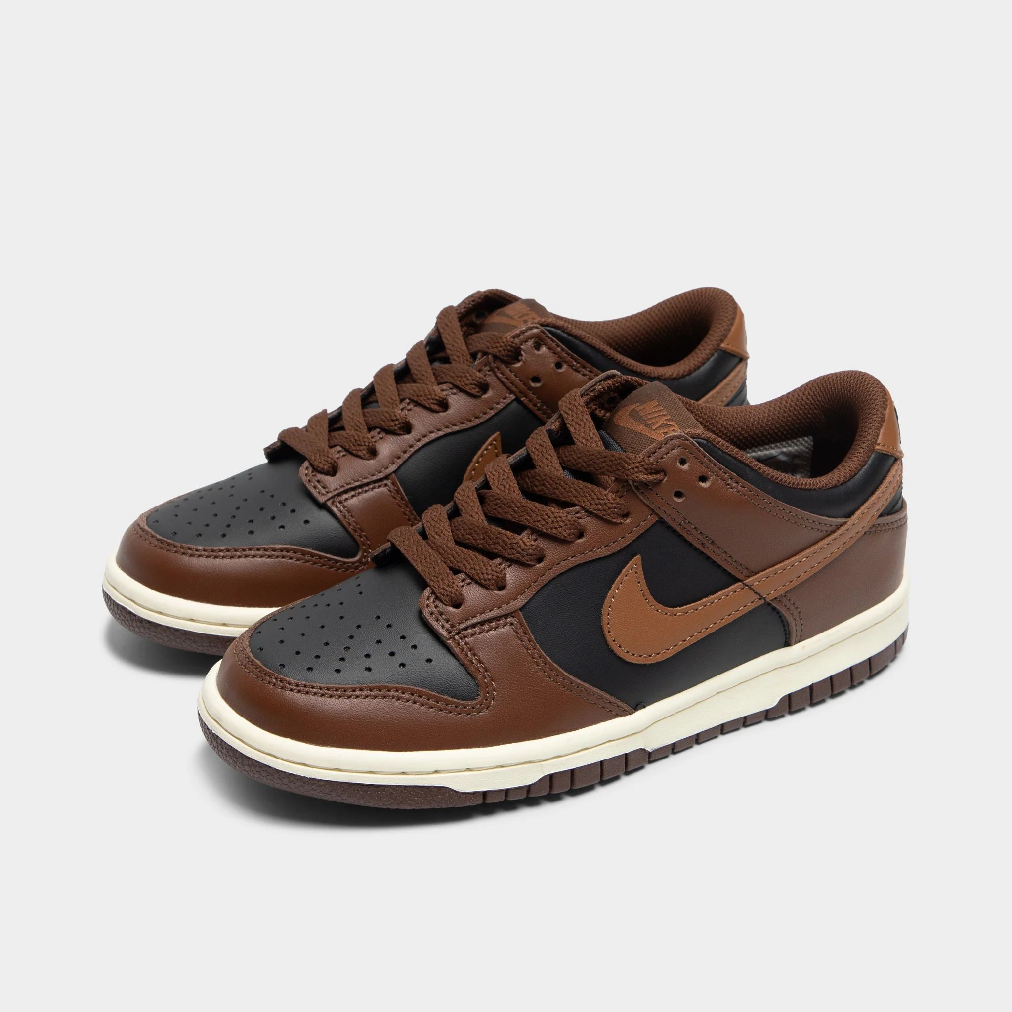 Nike Dunk Low GS Black / British Tan - Cacao Wow - Image 2