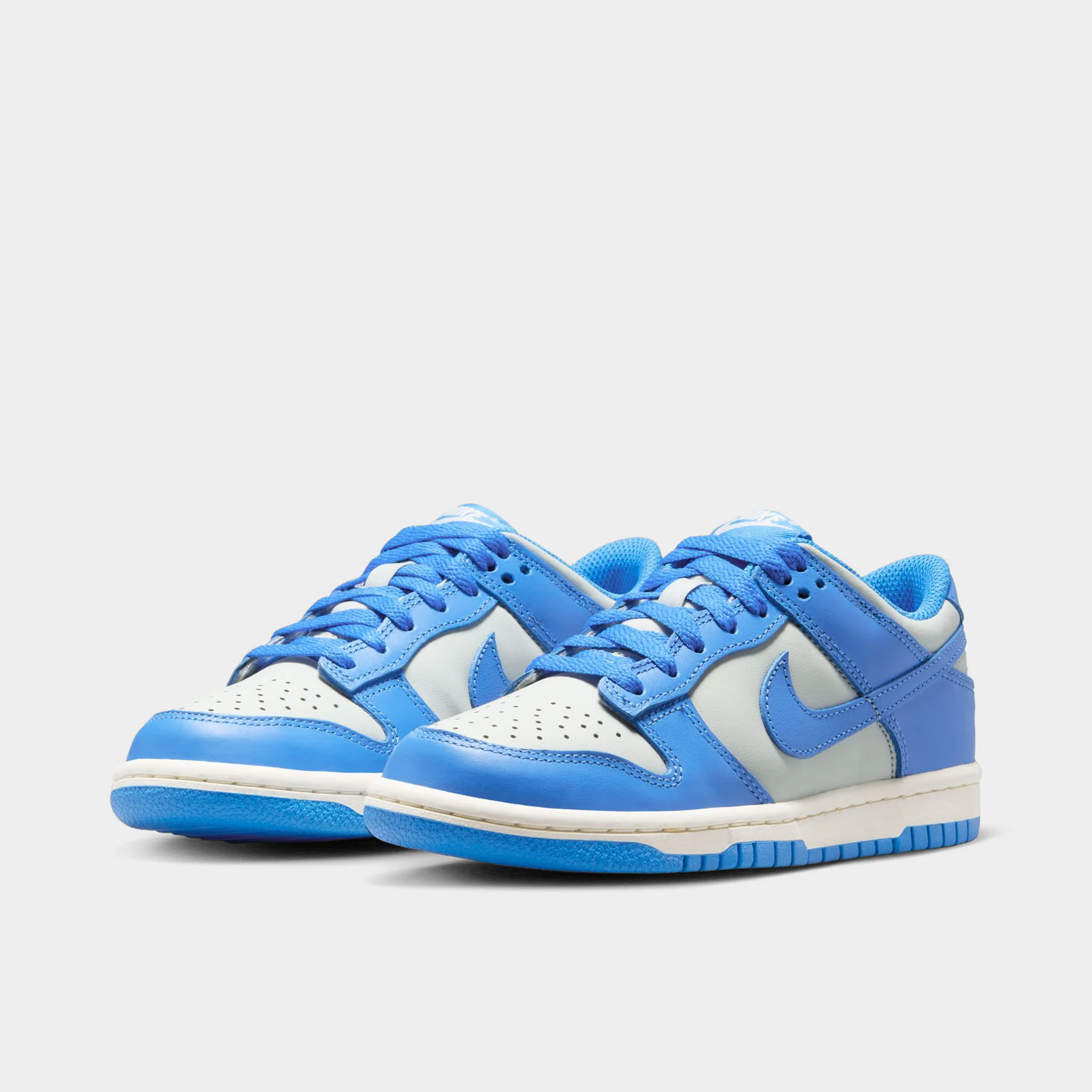 Nike Dunk Low GS Light Silver / Light Photo Blue - Sail - Image 2