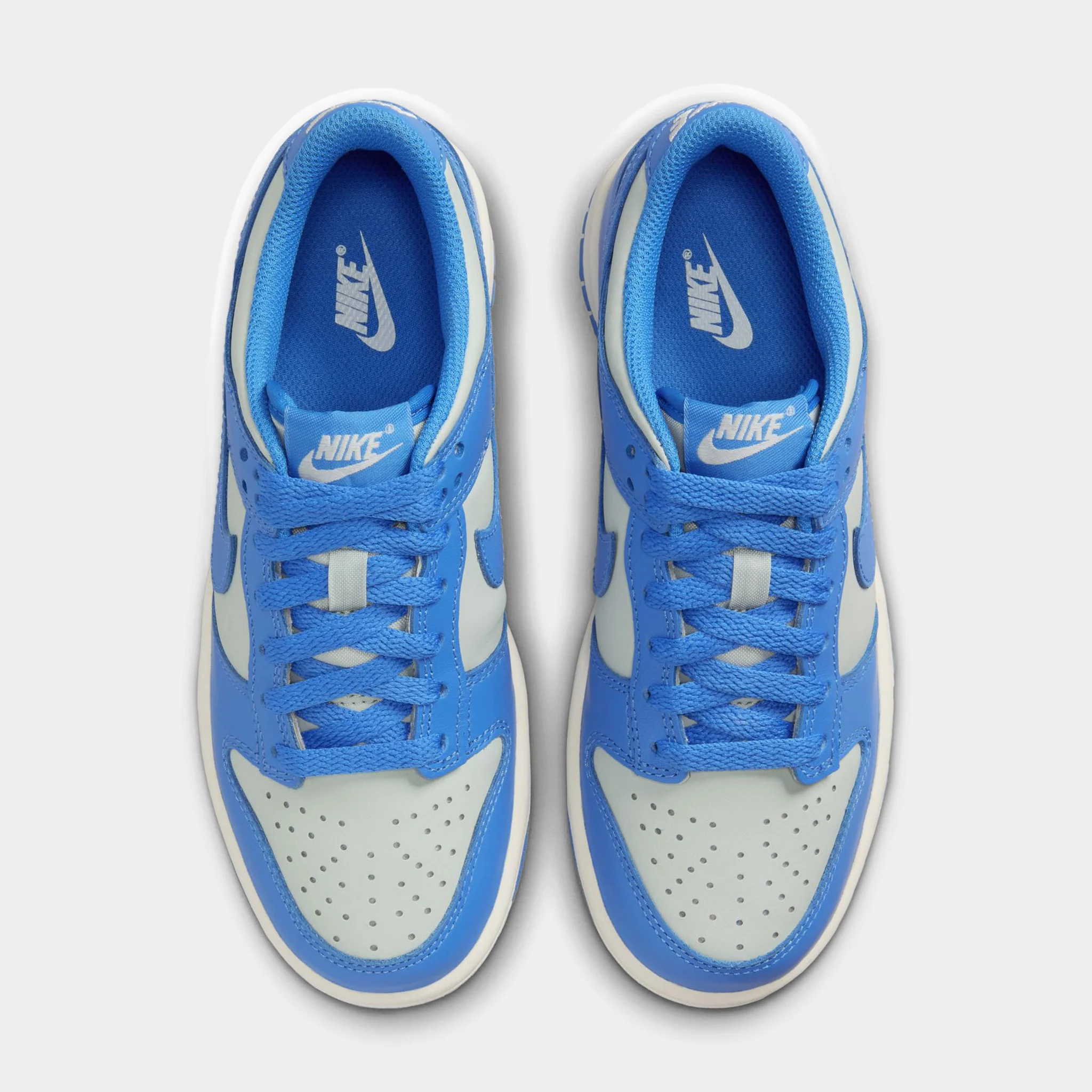 Nike Dunk Low GS Light Silver / Light Photo Blue - Sail - Image 5