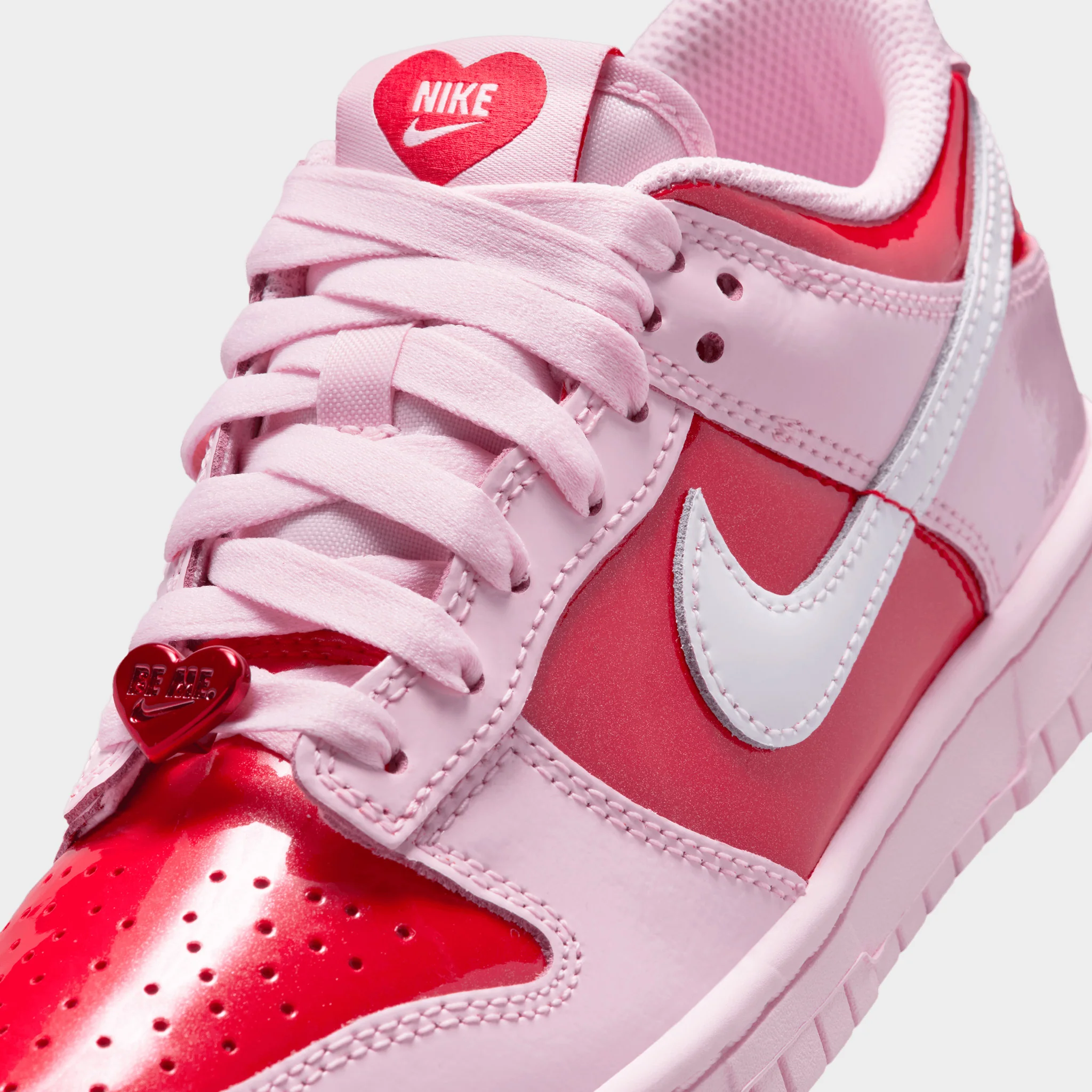 Nike Dunk Low GS Pink Foam / Summit White - Light Crimson - Image 3