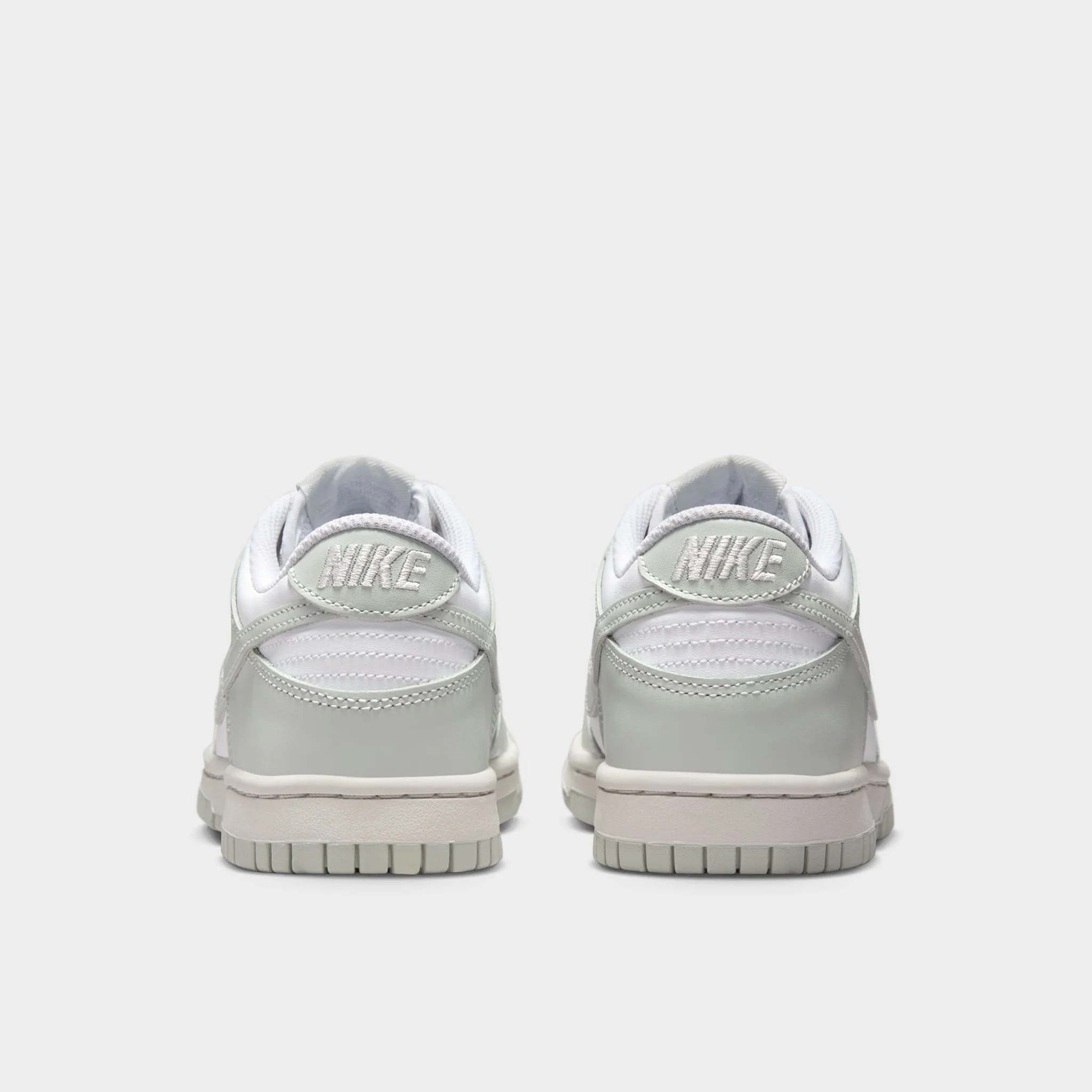 Nike Dunk Low GS White / Light Silver - Photon Dust - Image 4
