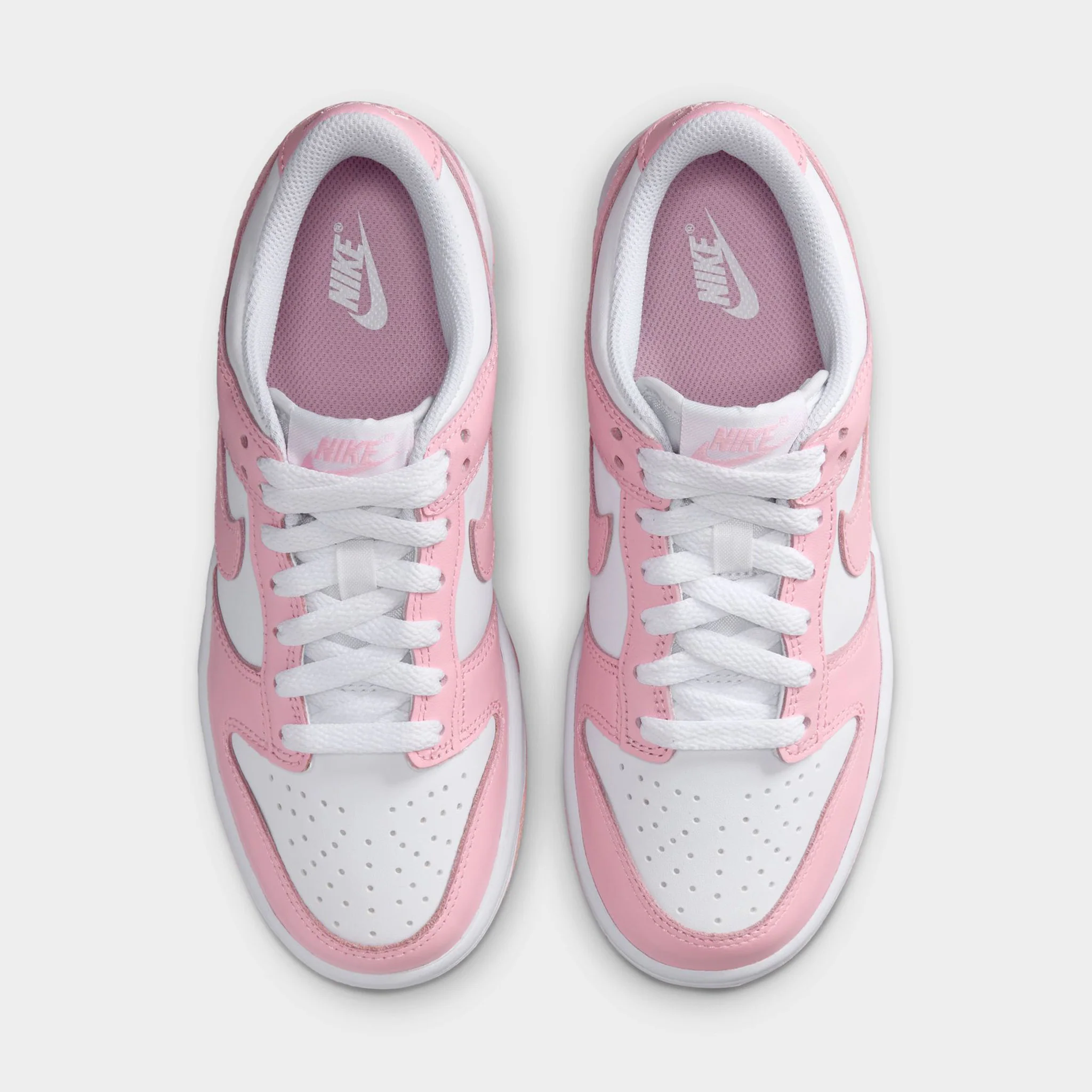 Nike Dunk Low GS White / Medium Soft Pink - White - Image 5