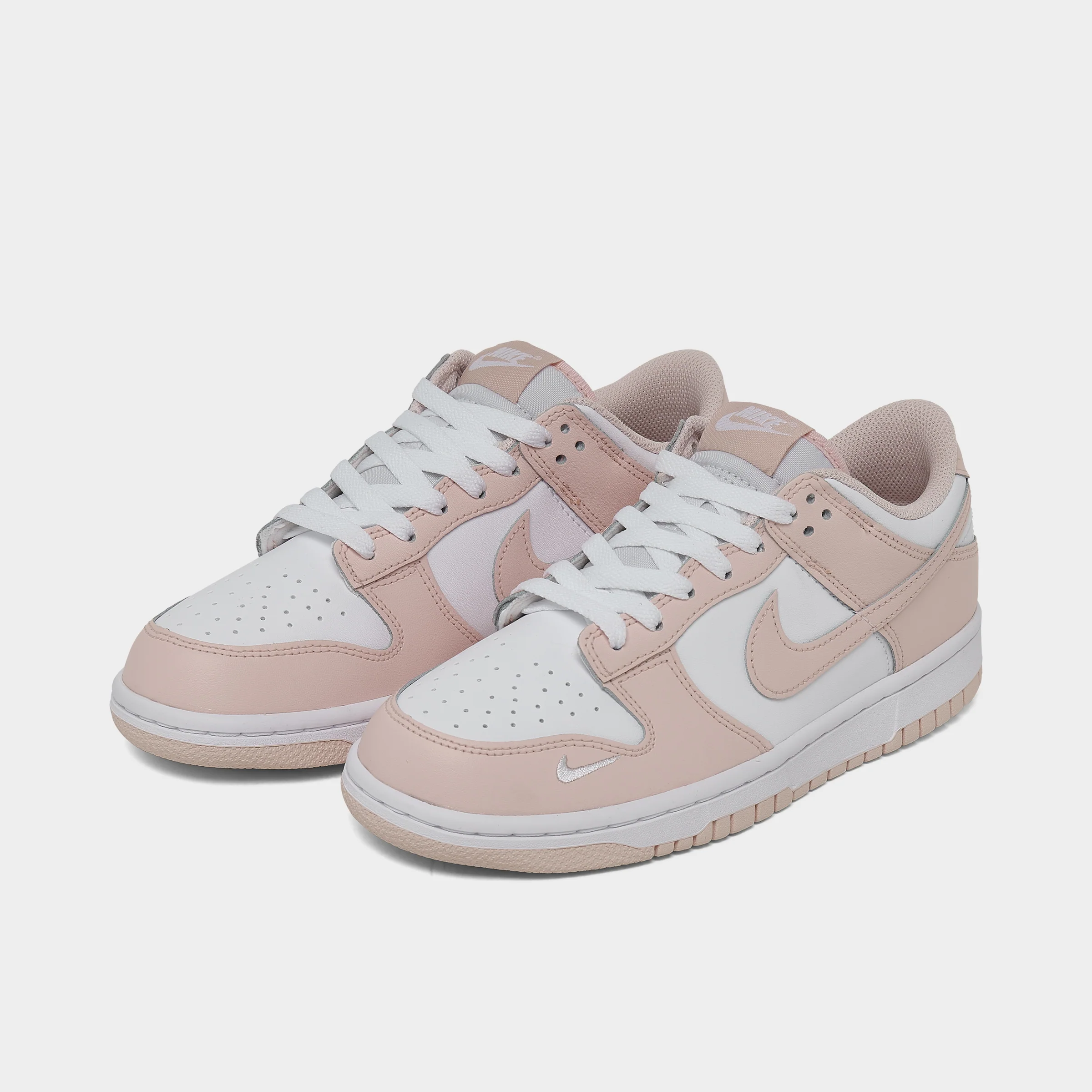 Nike Dunk Low GS White / Washed Coral - Image 2
