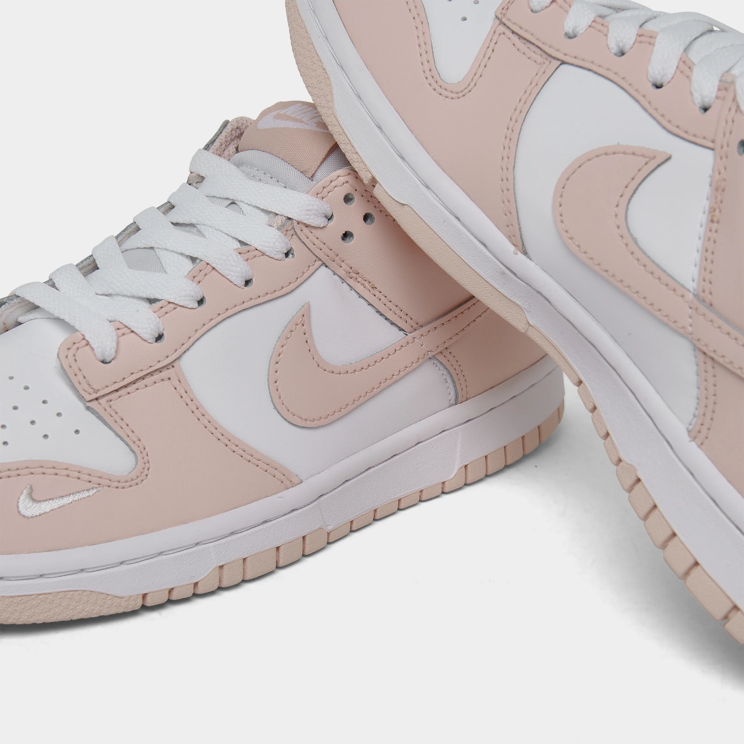 Nike Dunk Low GS White / Washed Coral - Image 3