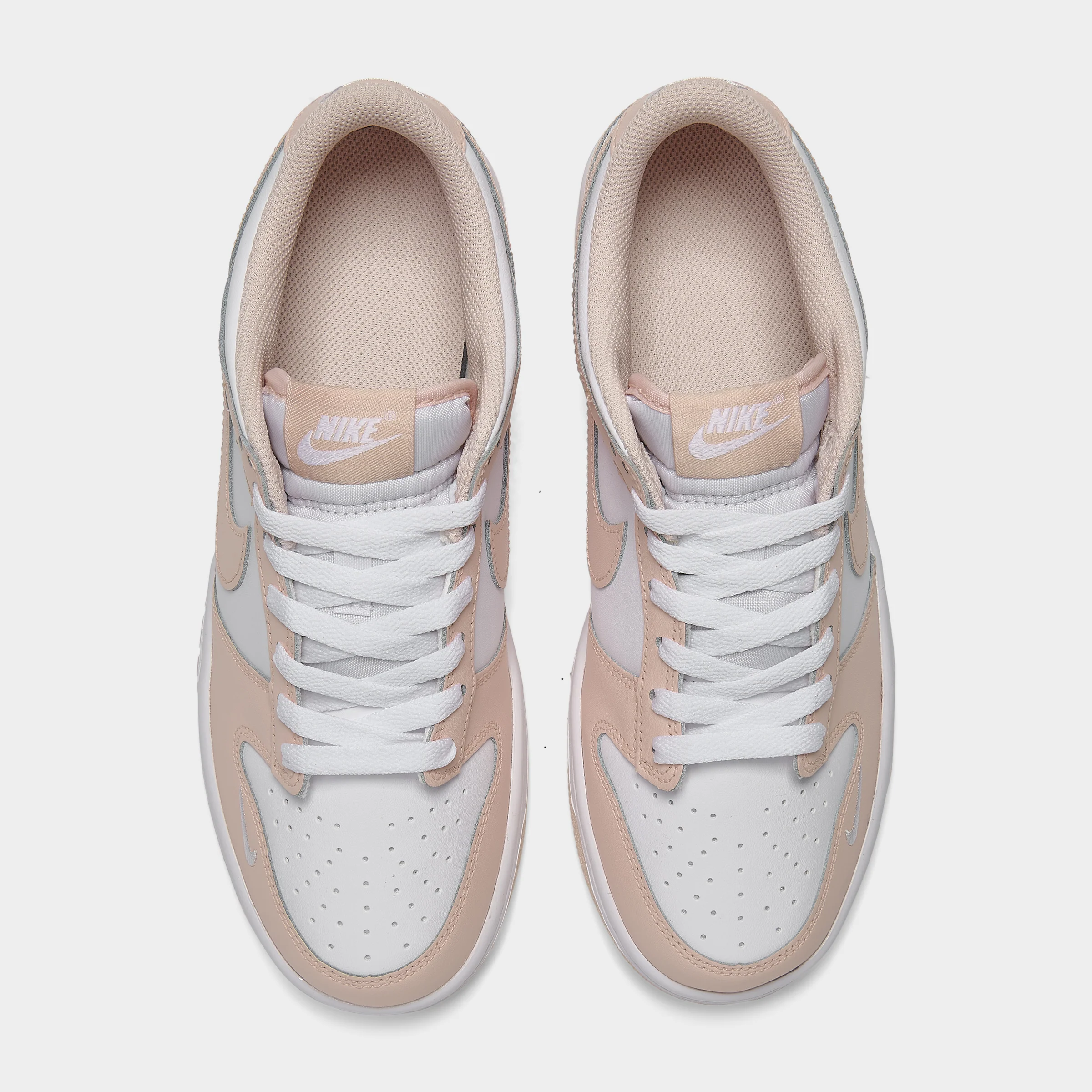 Nike Dunk Low GS White / Washed Coral - Image 5
