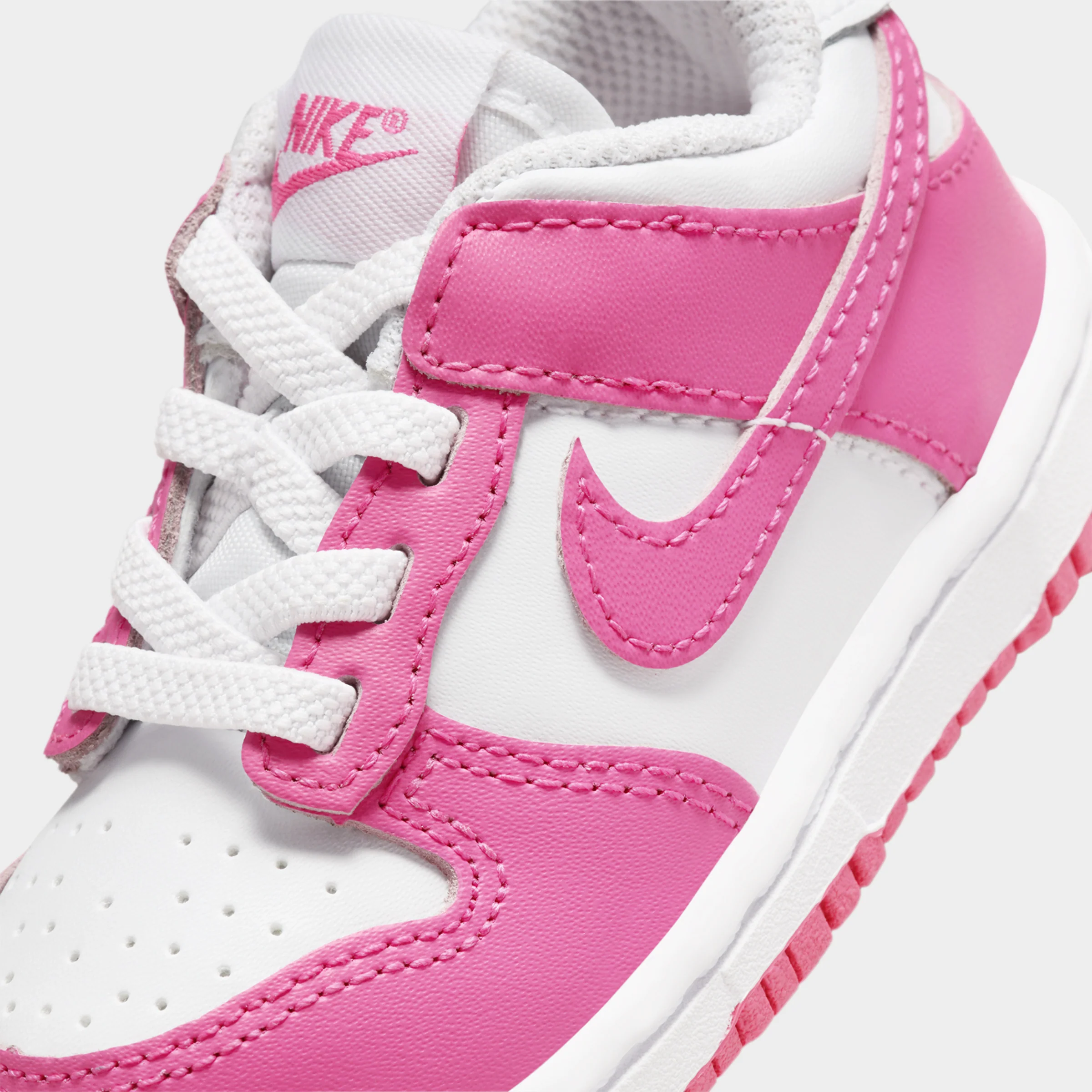 Nike Dunk Low TD White / Laser Fuchsia - Image 3