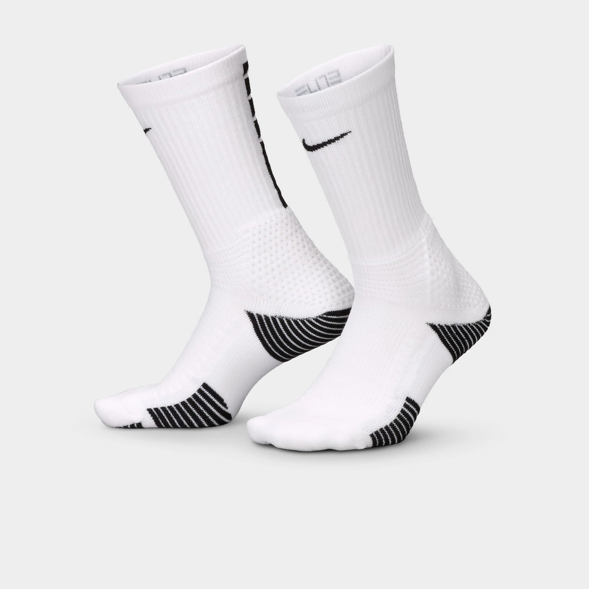 Nike Elite 2.0 Crew Basketball Socks / White - Image 2