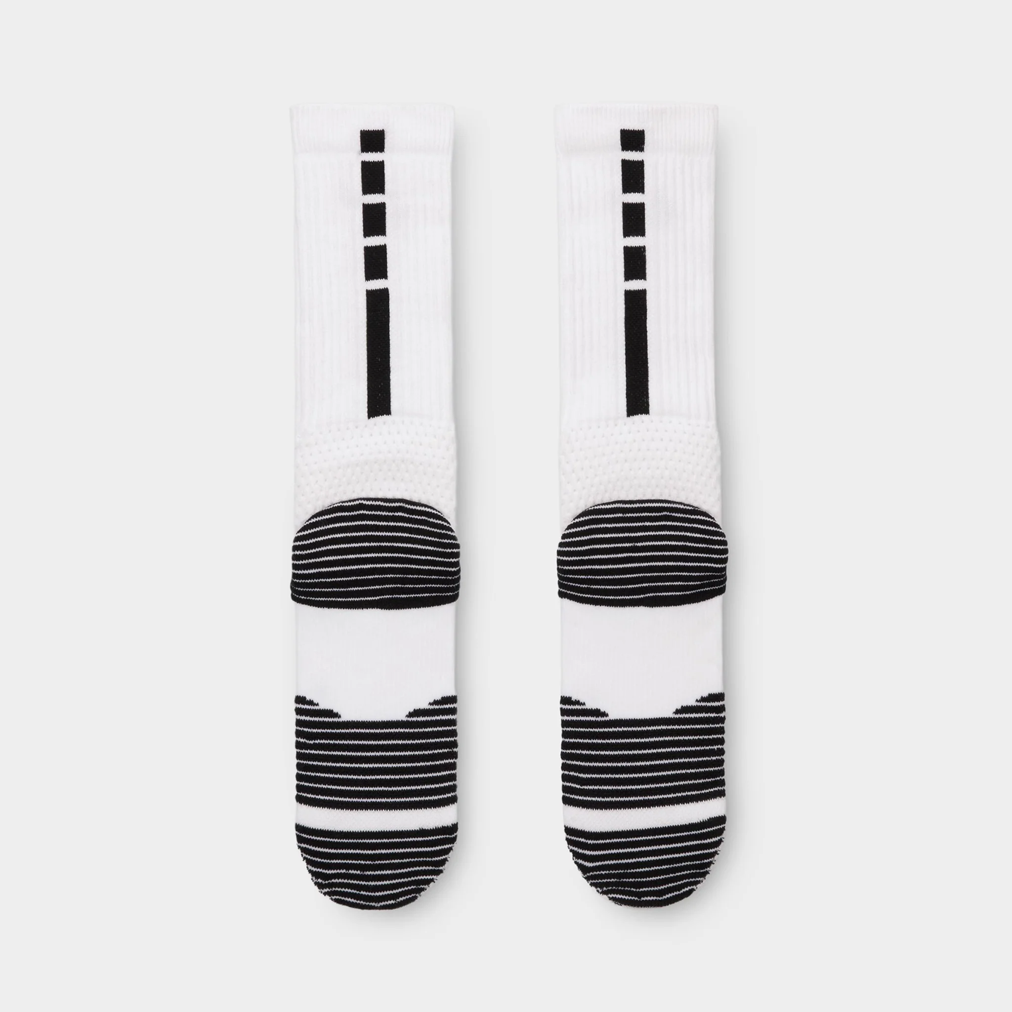 Nike Elite 2.0 Crew Basketball Socks / White - Image 5