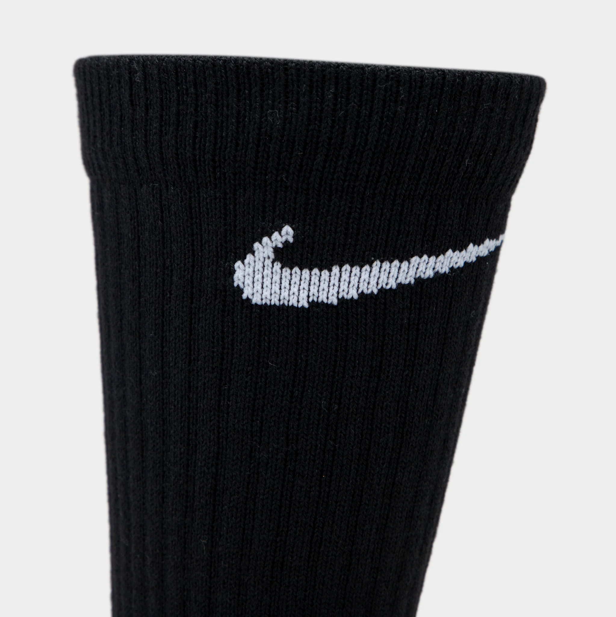 Nike Elite Crew Basketball Socks Black / White - White - Image 4