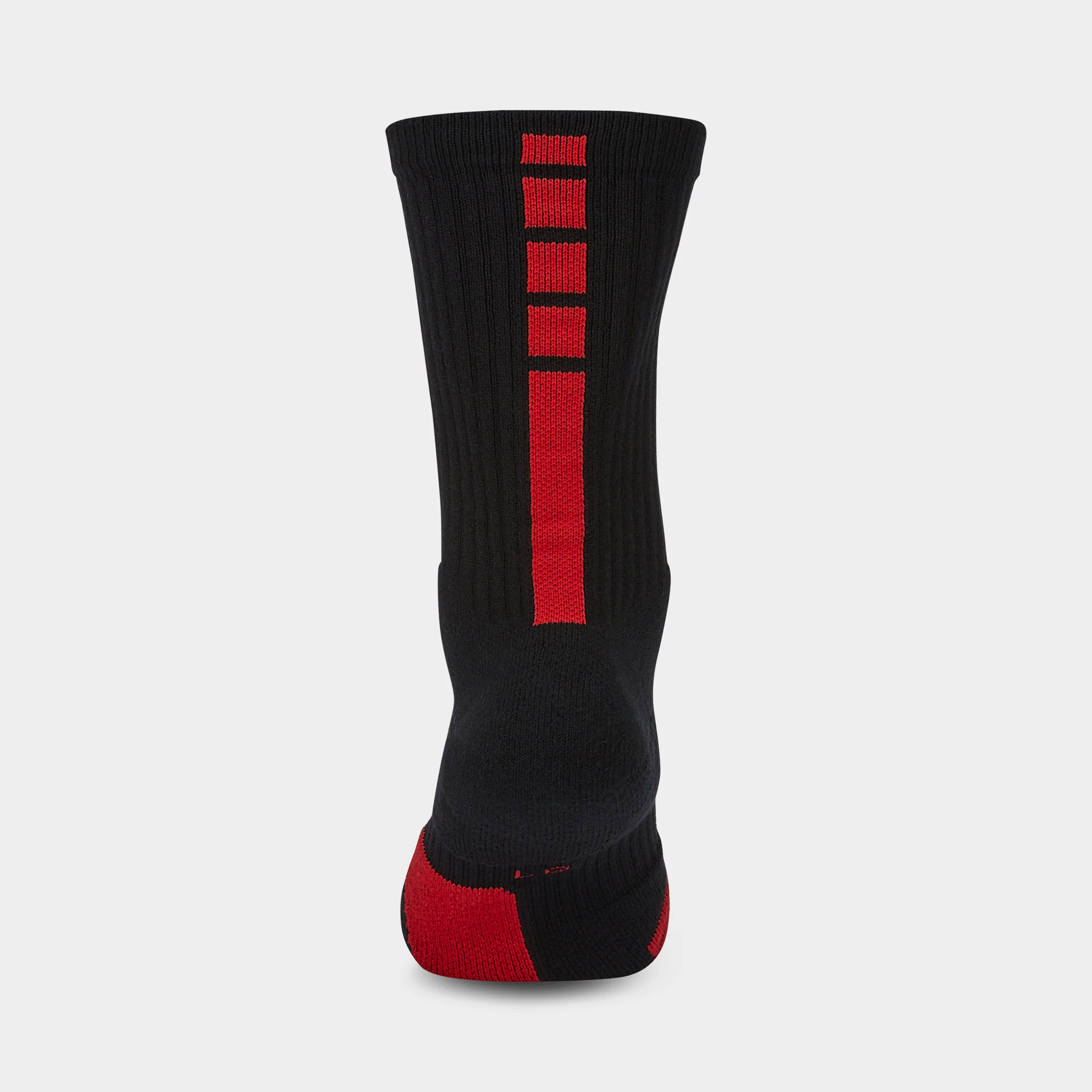 Nike Elite Crew Basketball Socks Black / University Red - Image 3