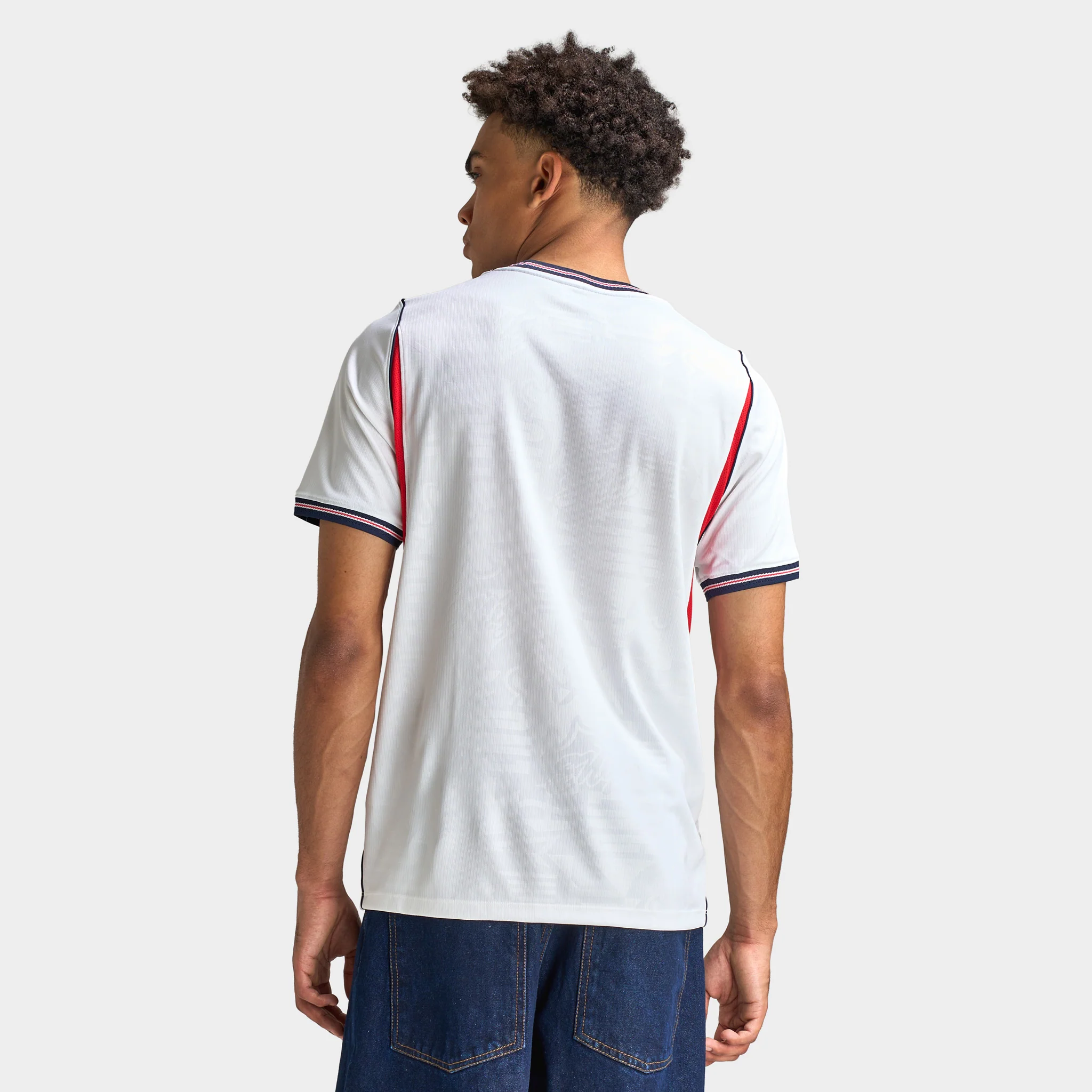 Nike England Home Jersey White / Speed Red / Obsidian - Image 2