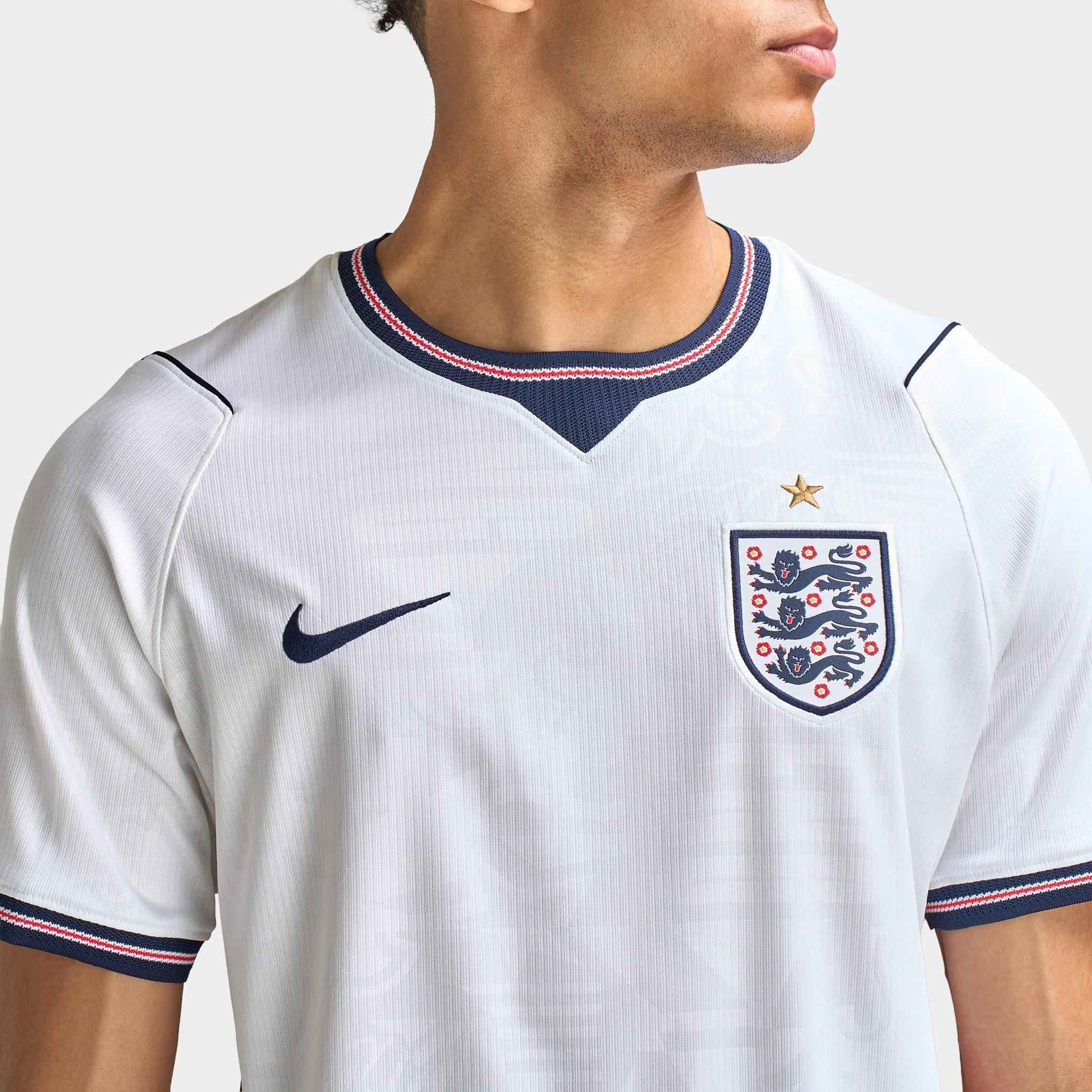 Nike England Home Jersey White / Speed Red / Obsidian - Image 3
