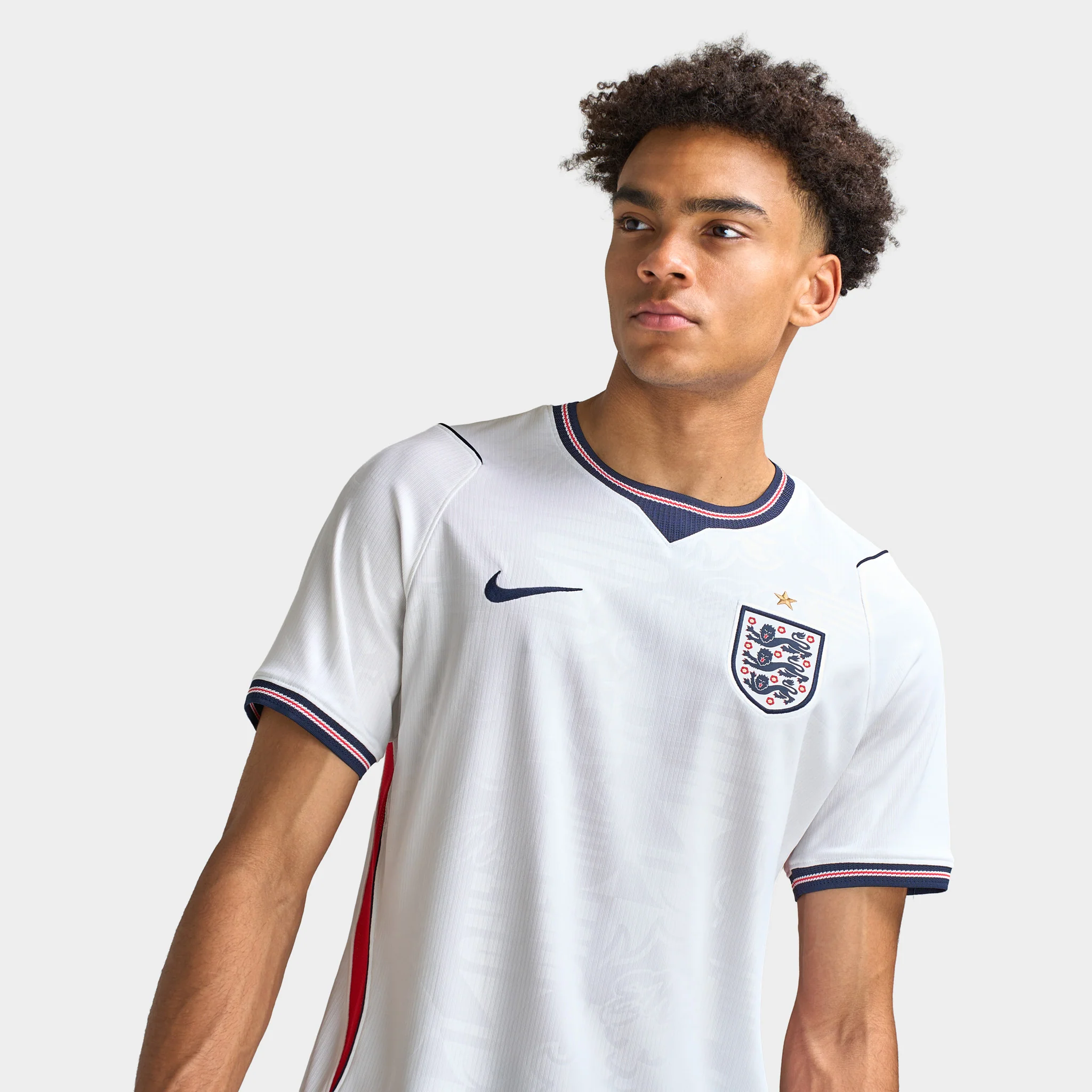 Nike England Home Jersey White / Speed Red / Obsidian - Image 4