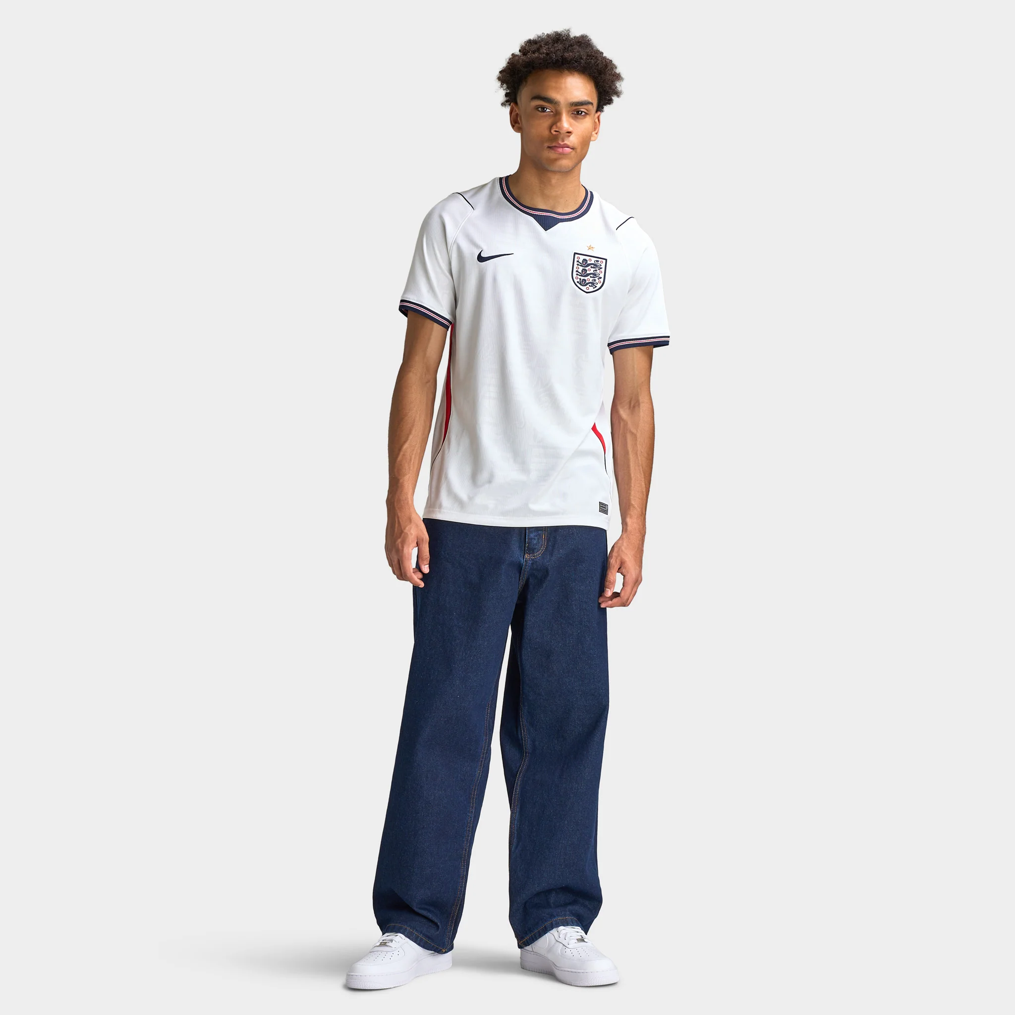 Nike England Home Jersey White / Speed Red / Obsidian - Image 5