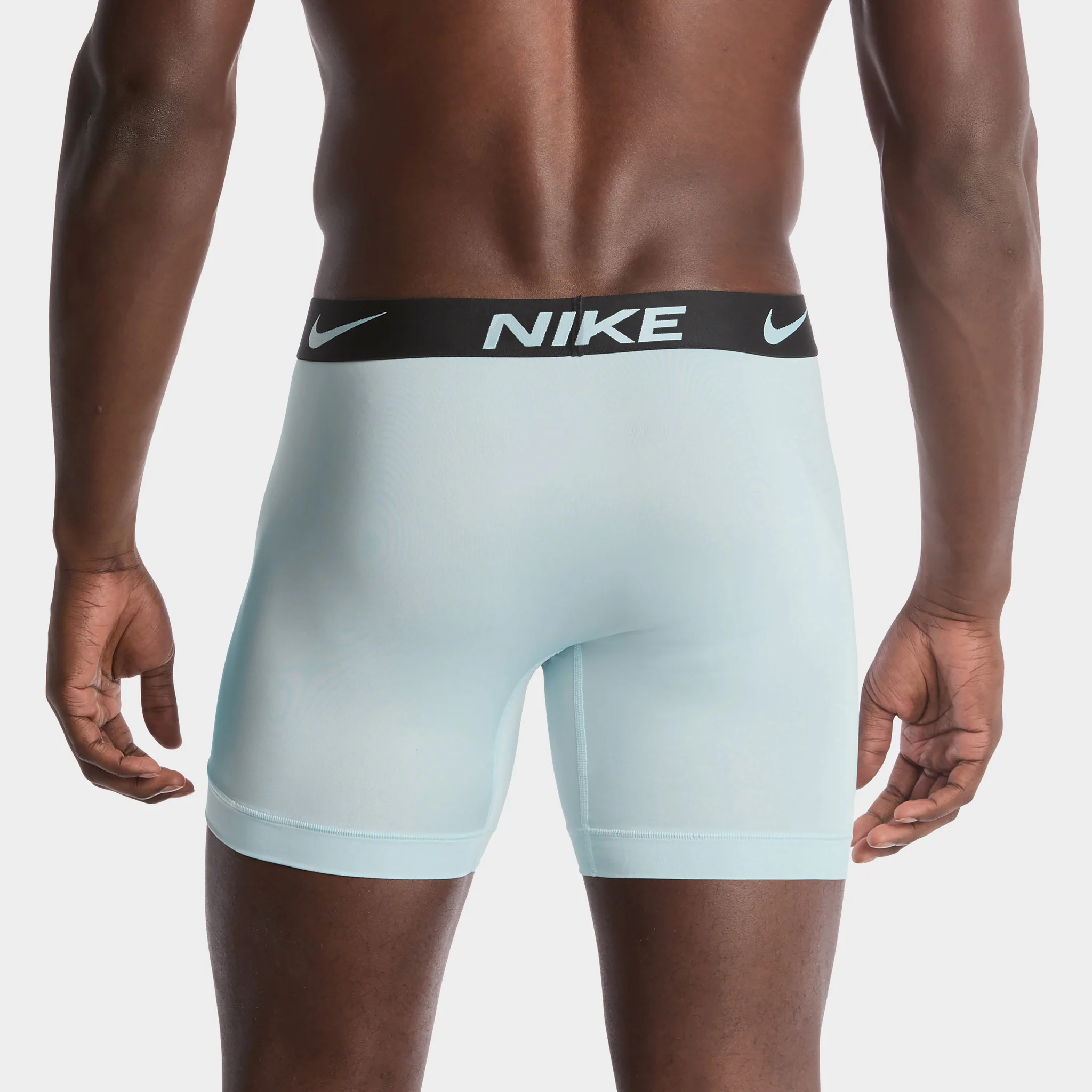 Nike Essential Microfiber Stretch Boxer Brief (3-Pack) / Blue - Image 2