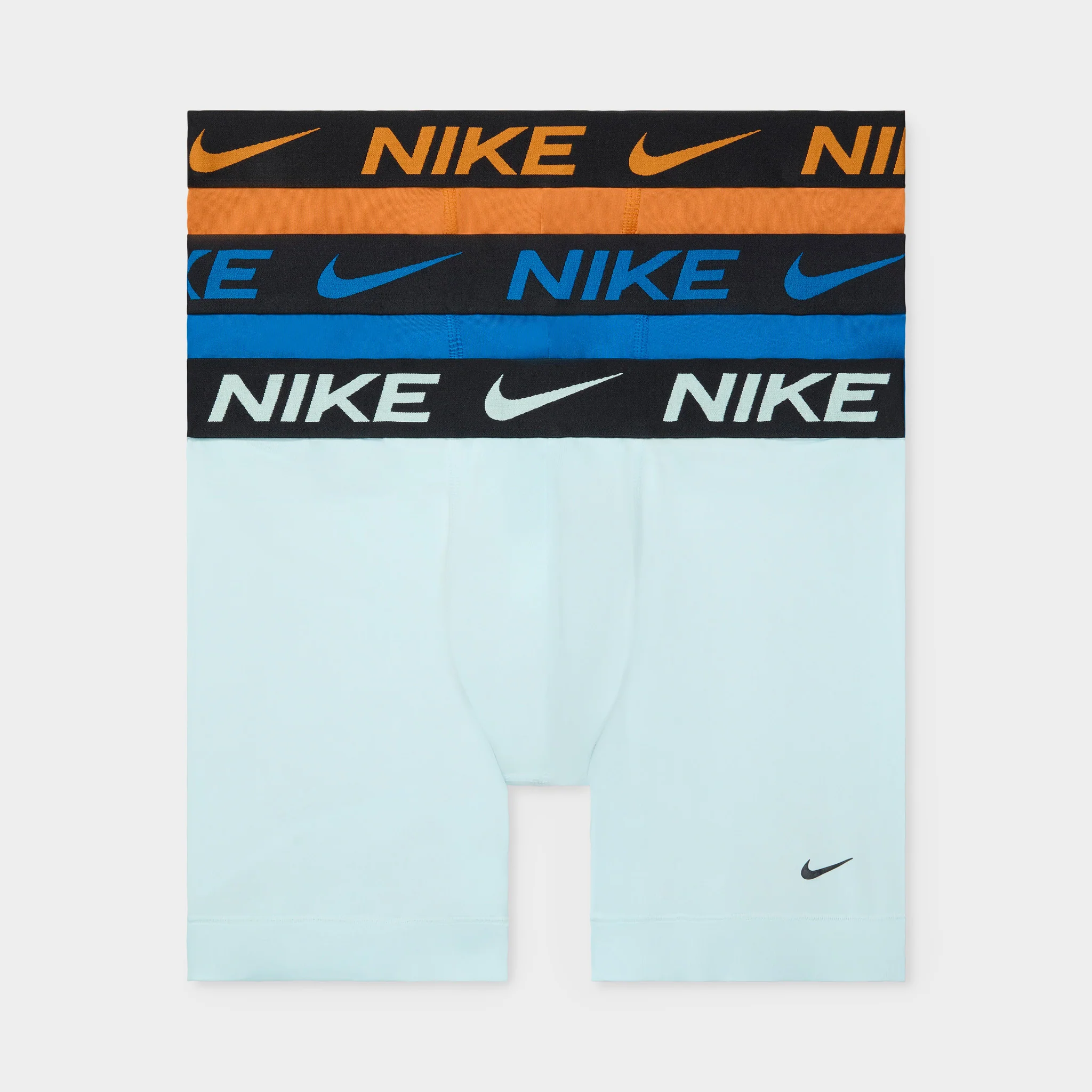 Nike Essential Microfiber Stretch Boxer Brief (3-Pack) / Blue - Image 3