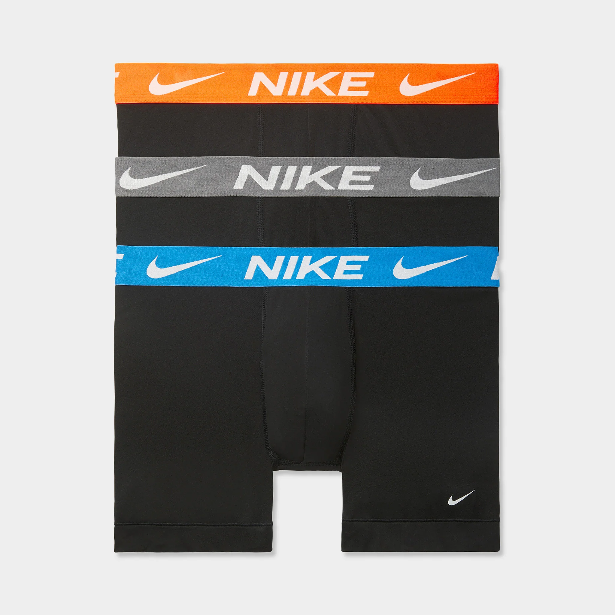 Nike Essential Microfiber Stretch Boxer Brief (3-Pack) Black / Multi - Image 3