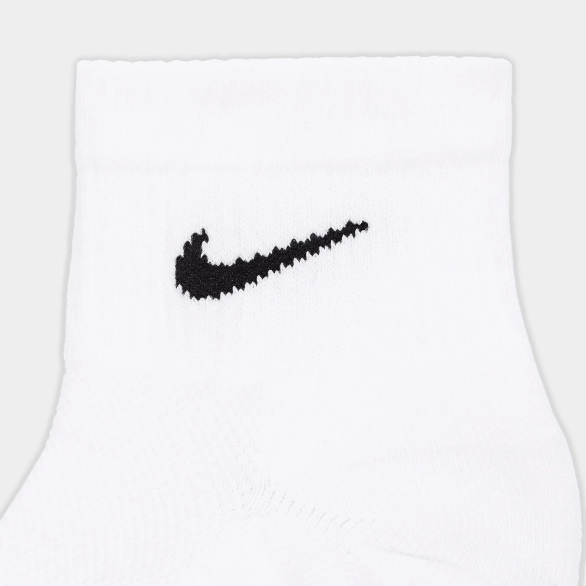 Nike Everyday Elevated Ankle Socks (6-Pack) White / Black - Image 3