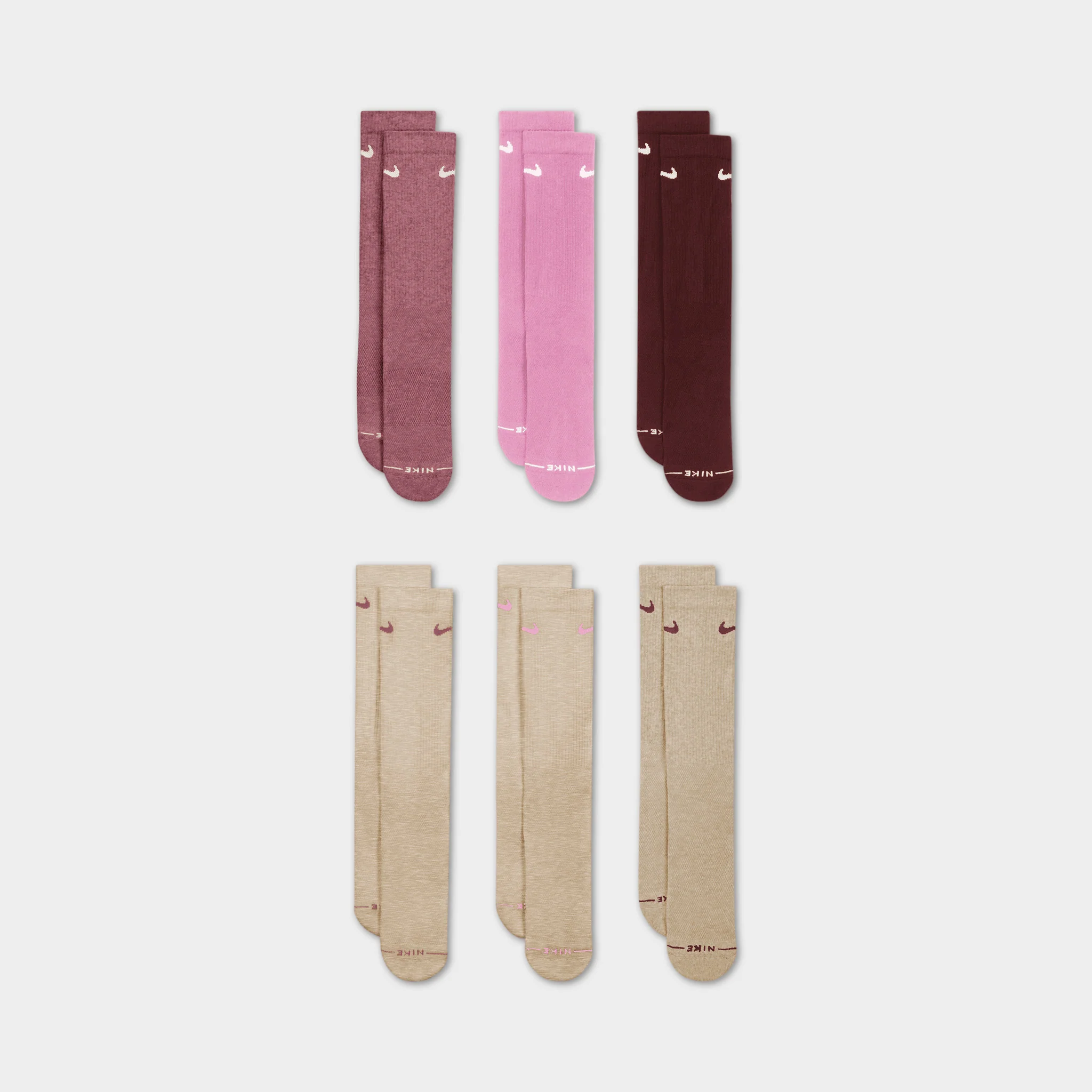 Nike Everyday Elevated Crew Socks (6 Pack) / Multi - Image 2