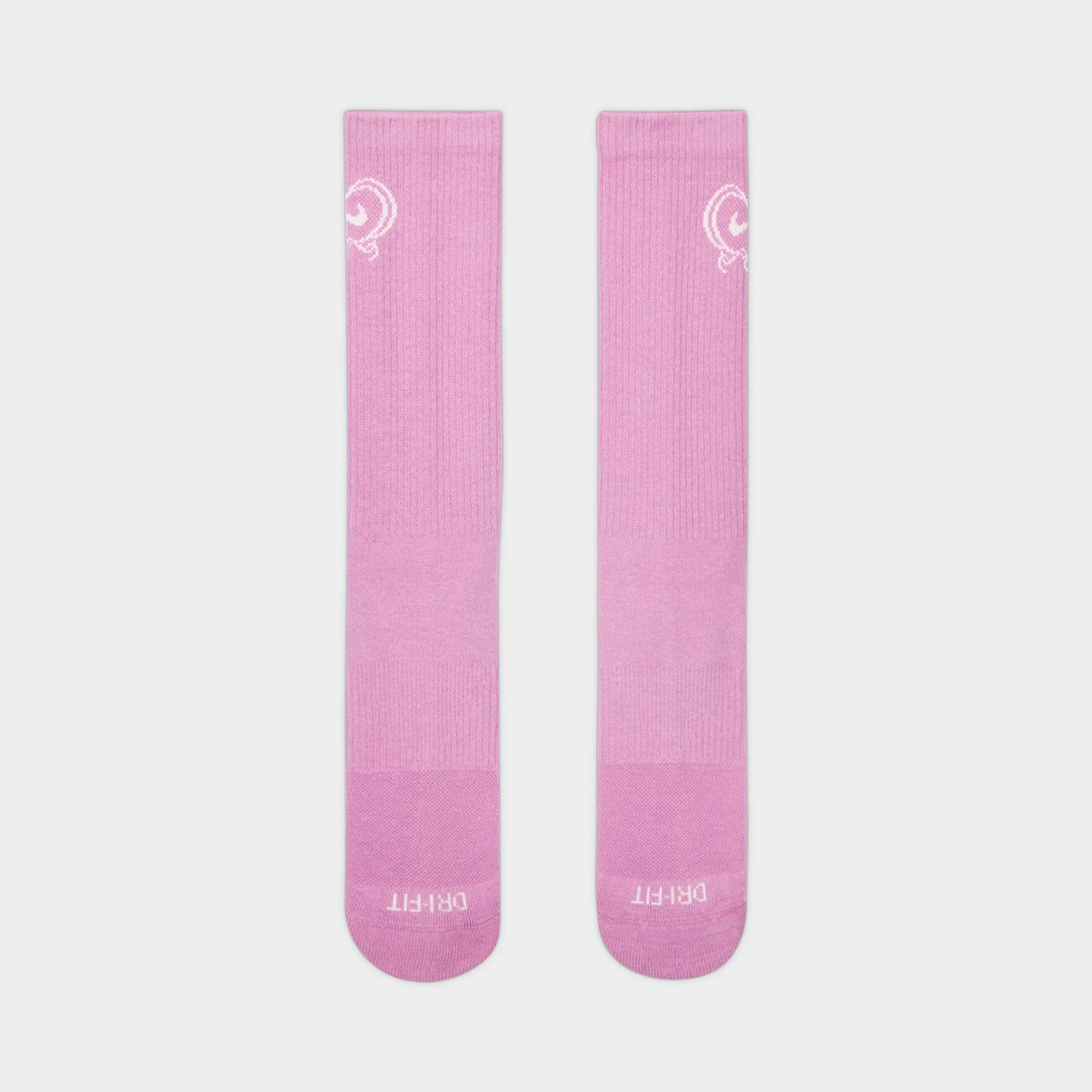 Nike Everyday Plus Cushioned Crew V Day Socks /  Lt Magenta - Image 2