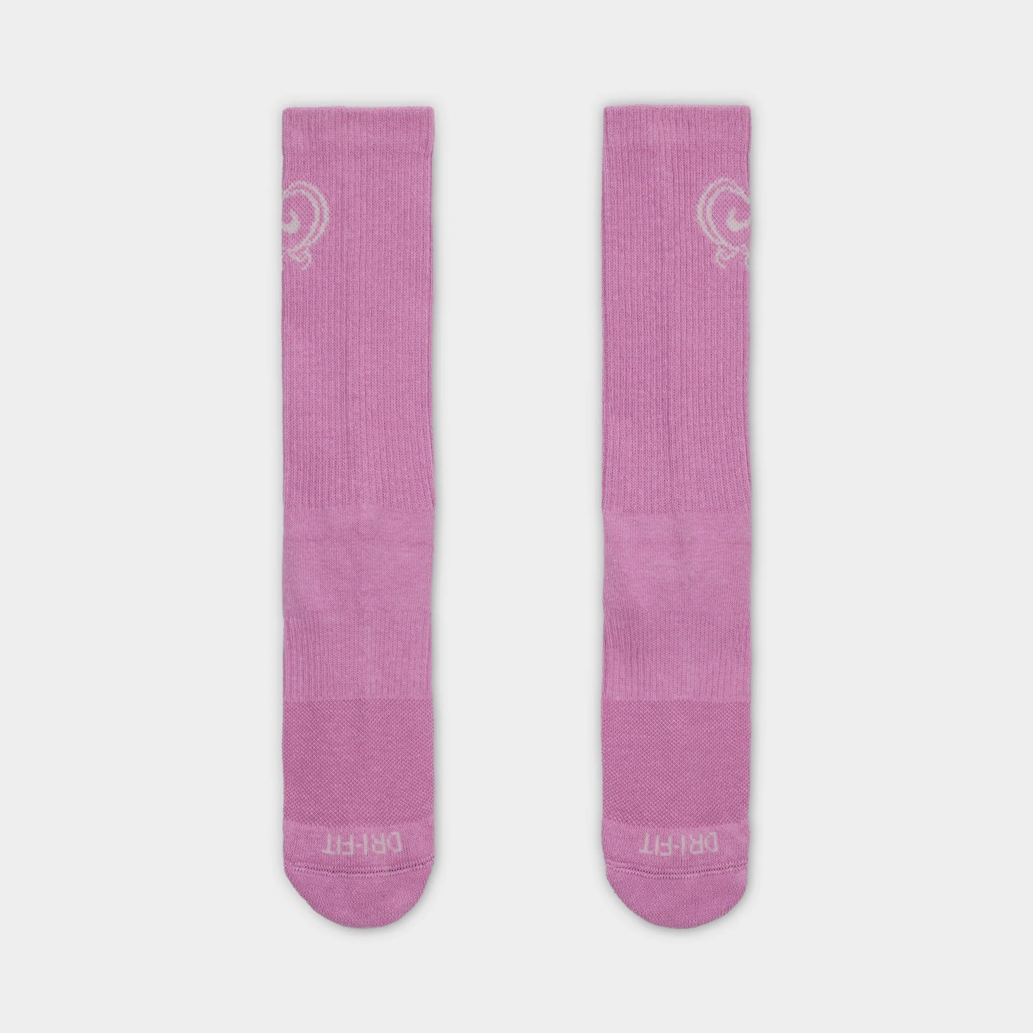 Nike Everyday Plus Cushioned Crew V Day Socks /  Lt Magenta - Image 3