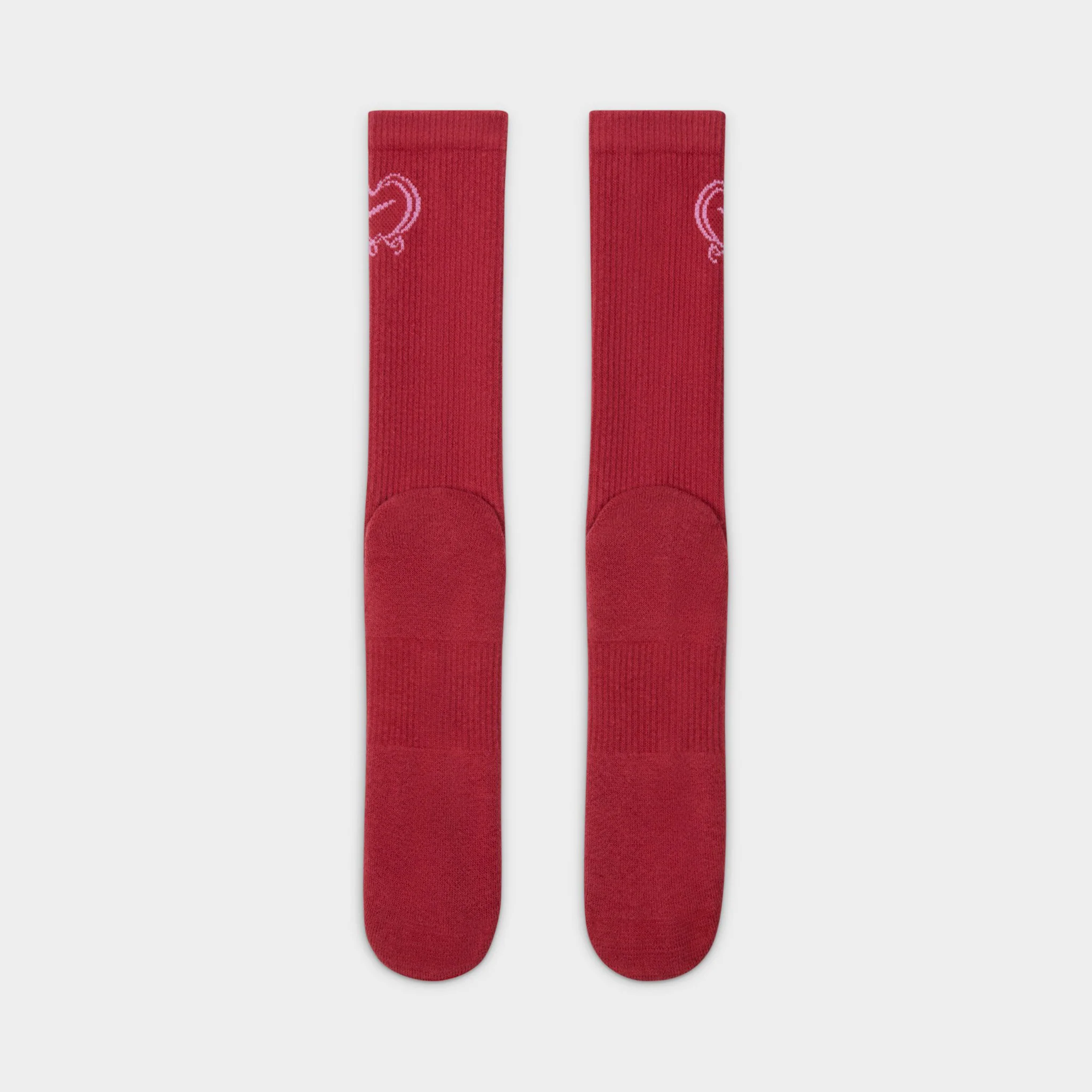 Nike Everyday Plus Cushioned Crew V Day Socks / Team Crimson - Image 2