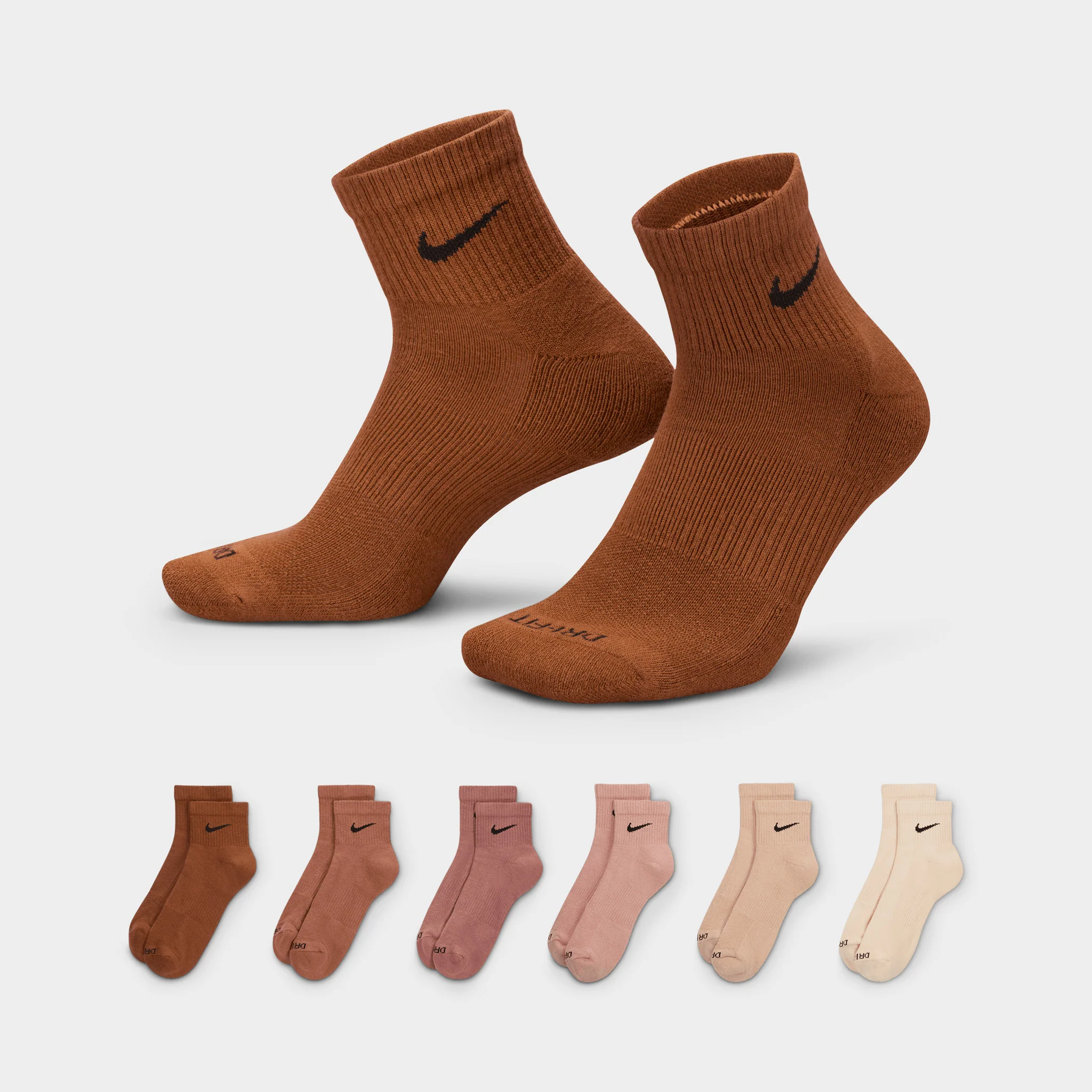 Nike Everyday Training Ankle Socks-6 Pack / Multi - Image 4