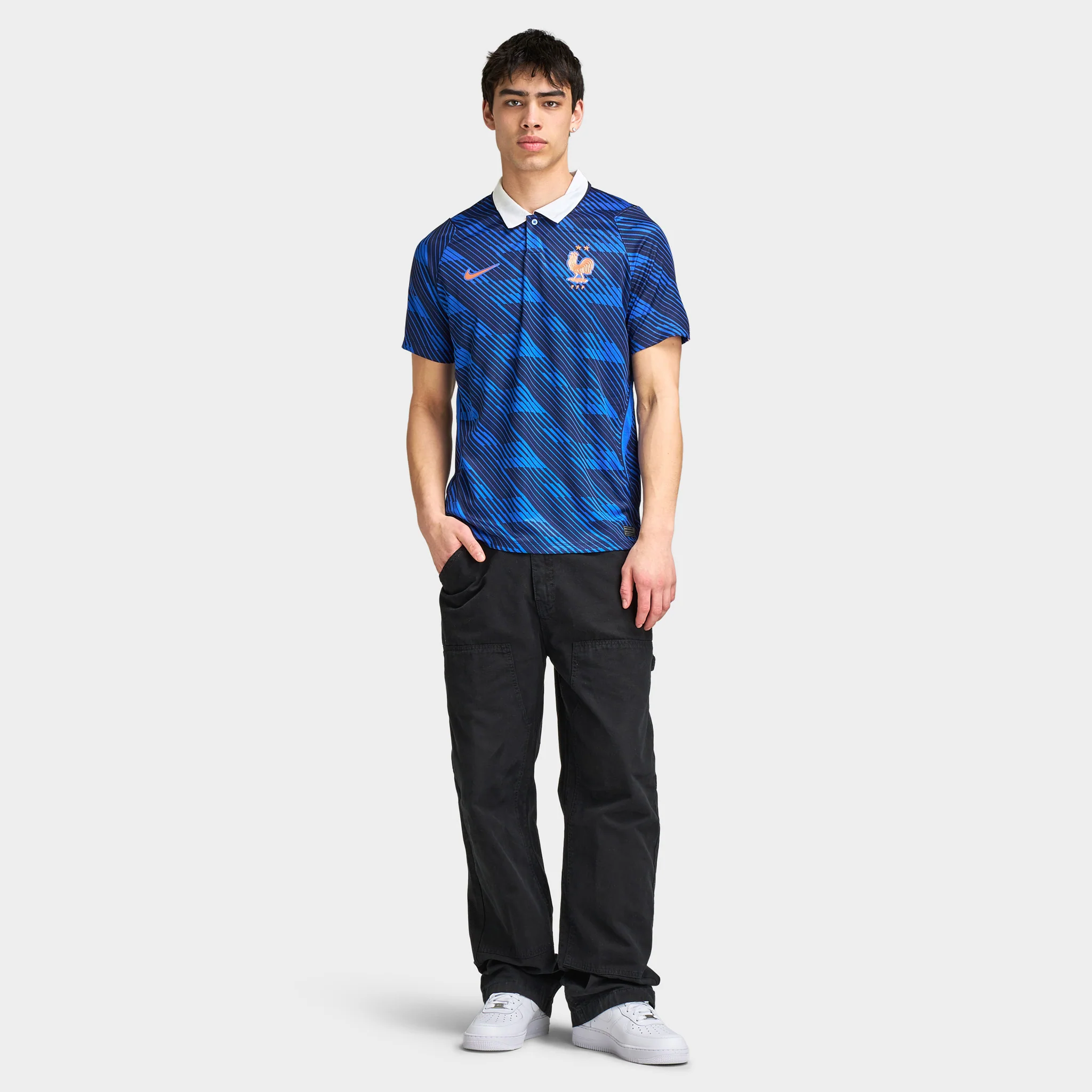 Nike France Home Jersey Game Royal / Metallic Copper - Image 3