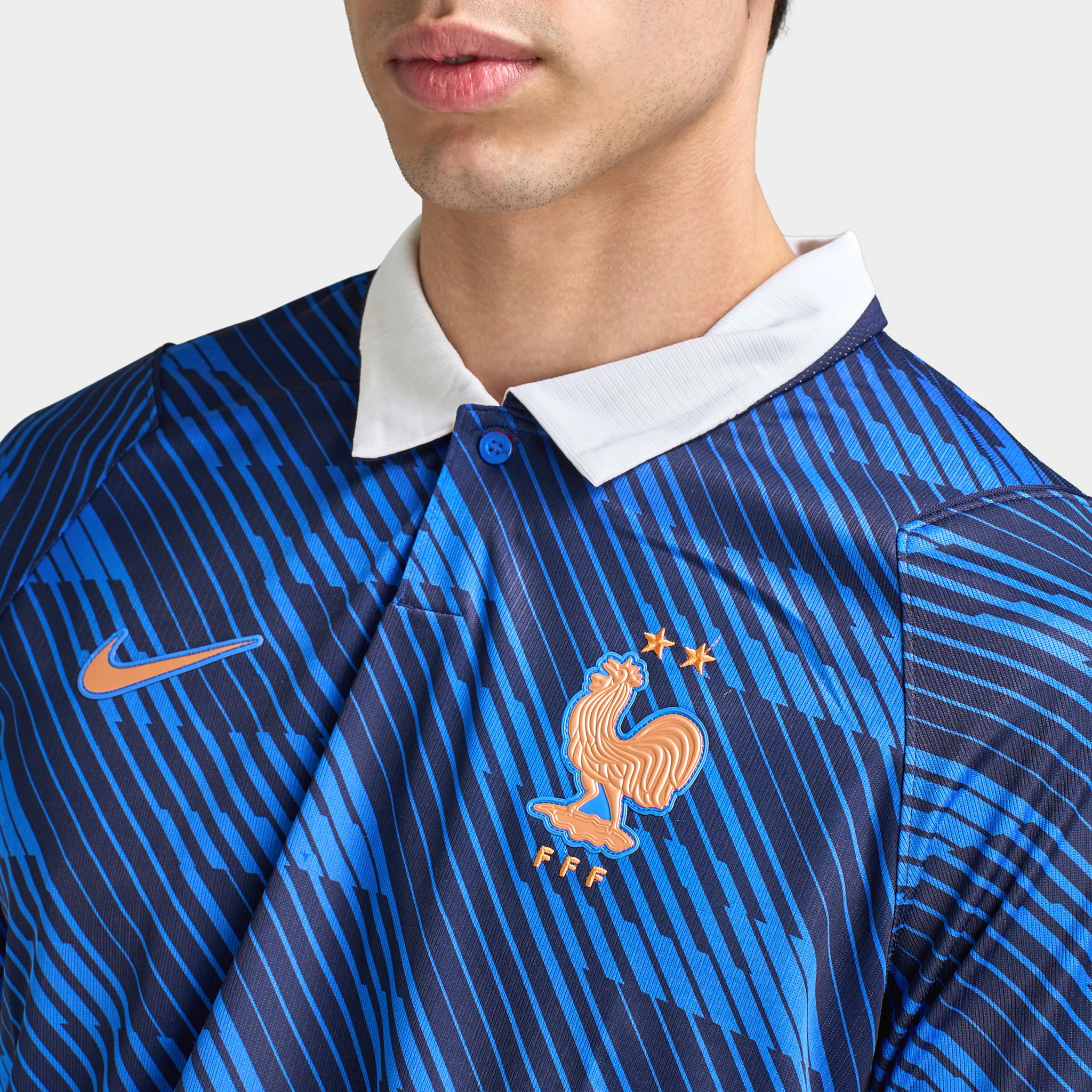 Nike France Home Jersey Game Royal / Metallic Copper - Image 5