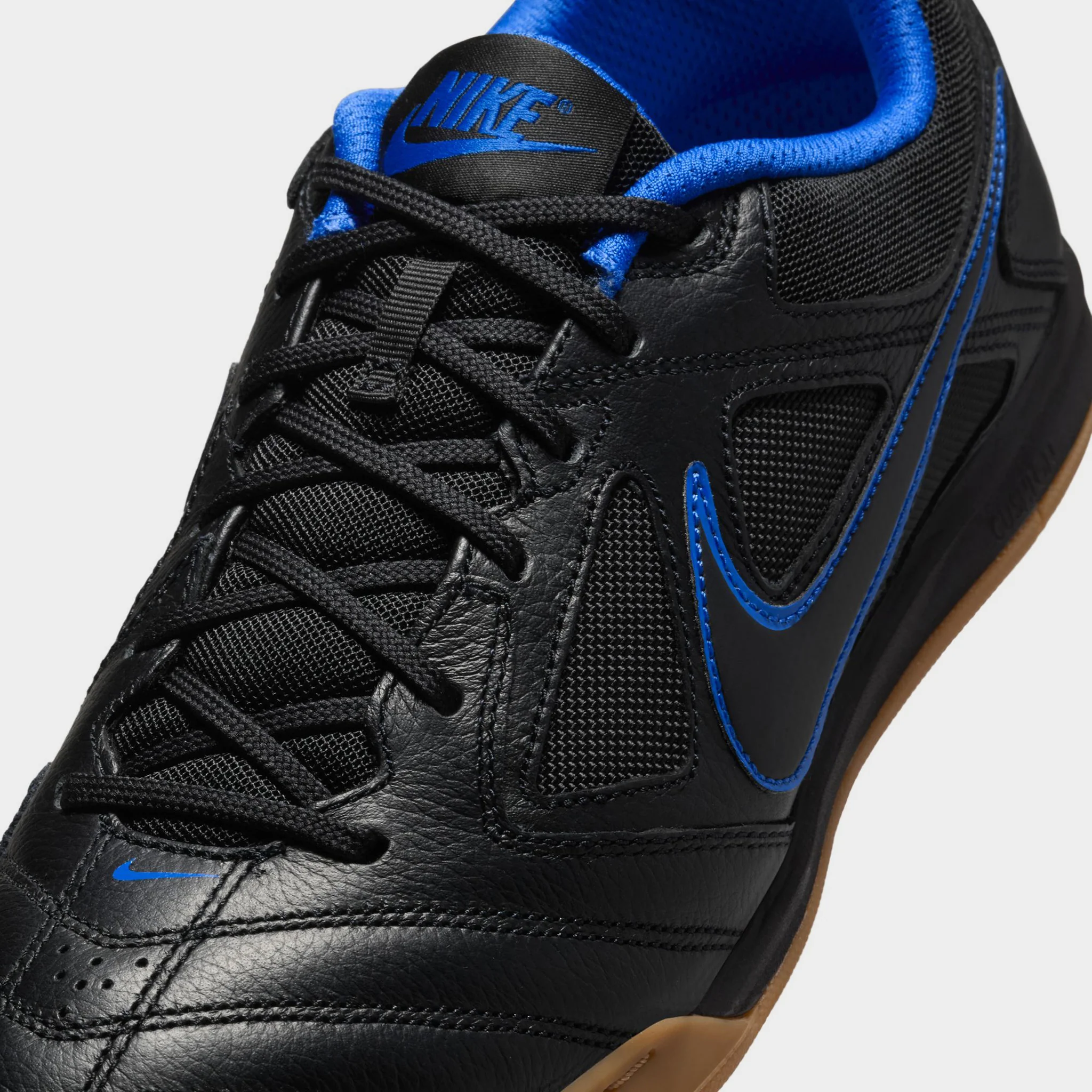 Nike Gato Black / Royal Blue - Gum Light Brown - Image 3