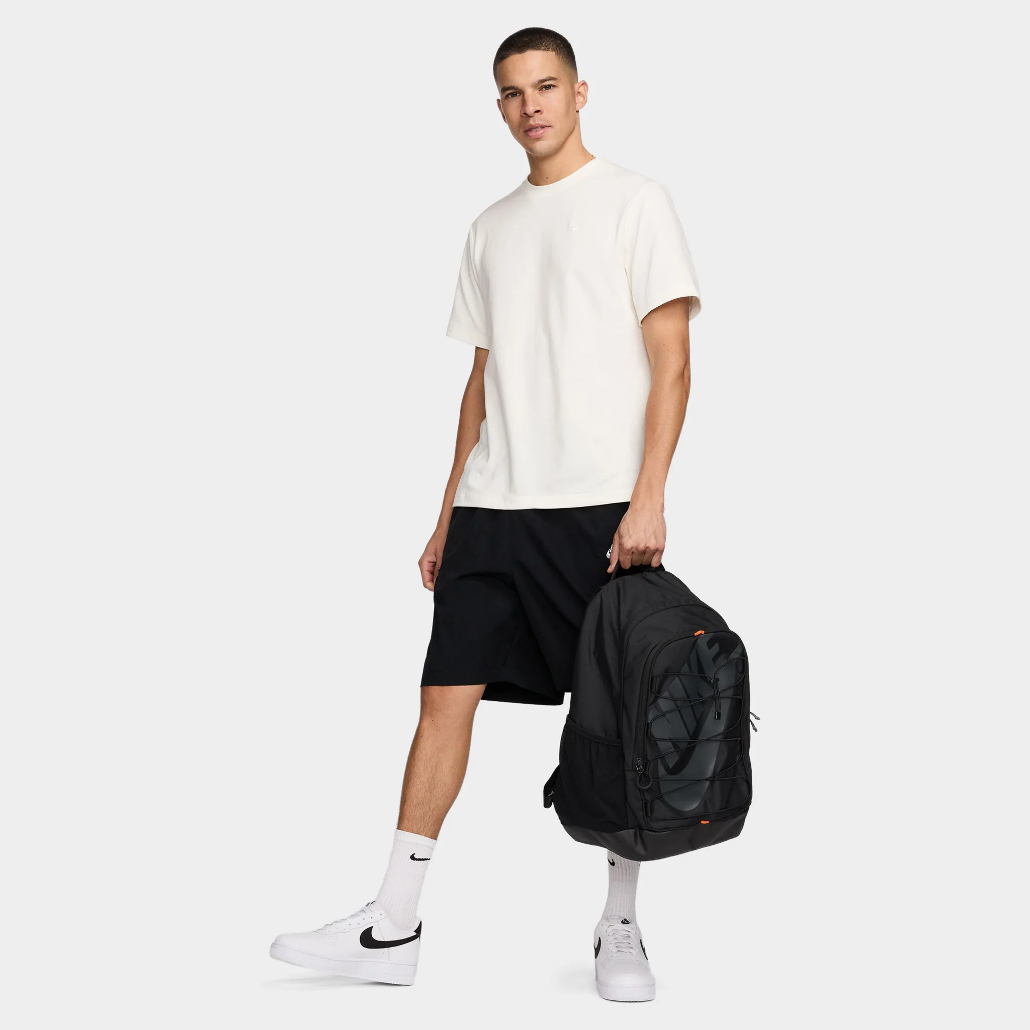 Nike Hayward Backpack Black / Black - White - Image 9