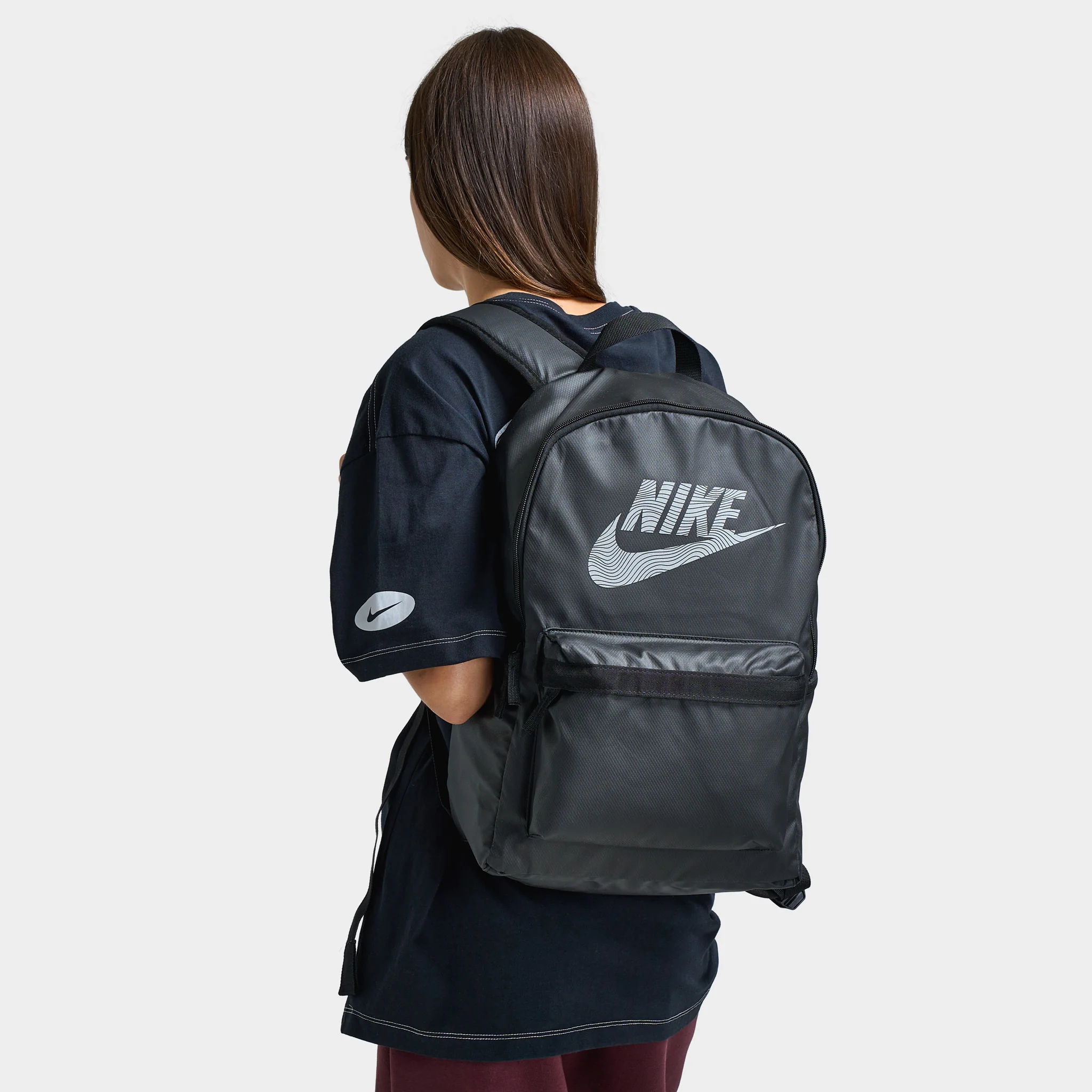 Nike Heritage Backpack 23L Black / Black - Black - Image 3