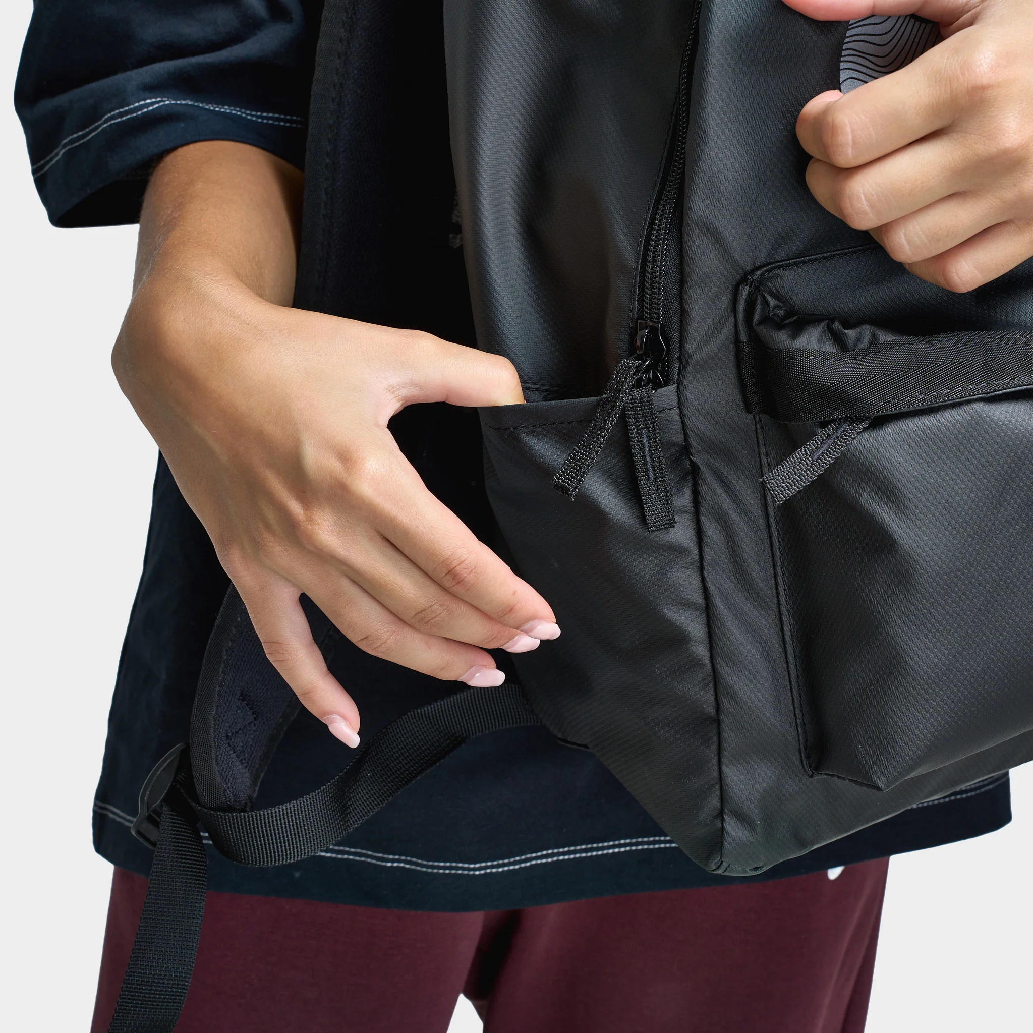 Nike Heritage Backpack 23L Black / Black - Black - Image 5