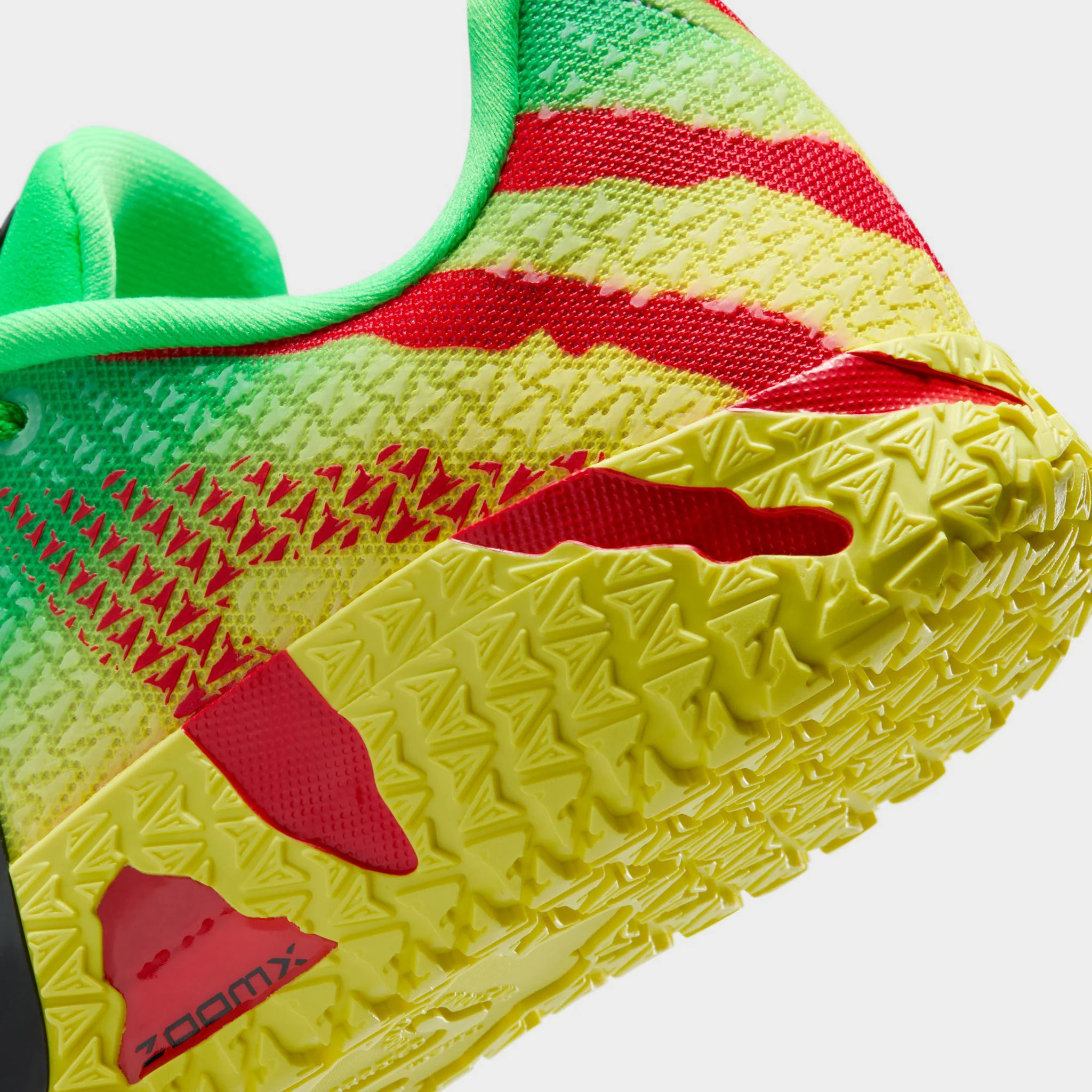 Nike Ja 3 "Explorer" GS Green Spark / Black - University Red - Image 4