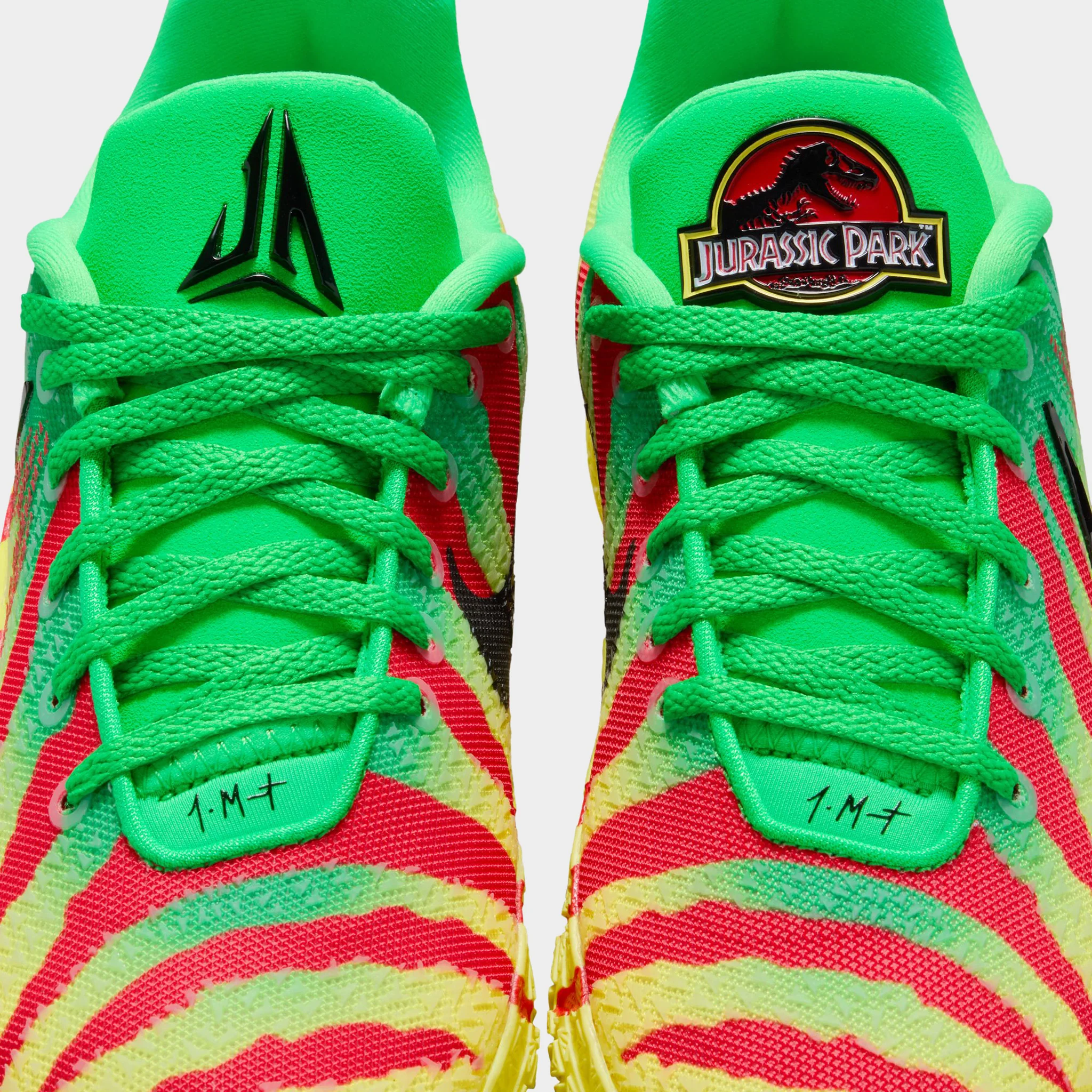 Nike Ja 3 "Explorer" GS Green Spark / Black - University Red - Image 5