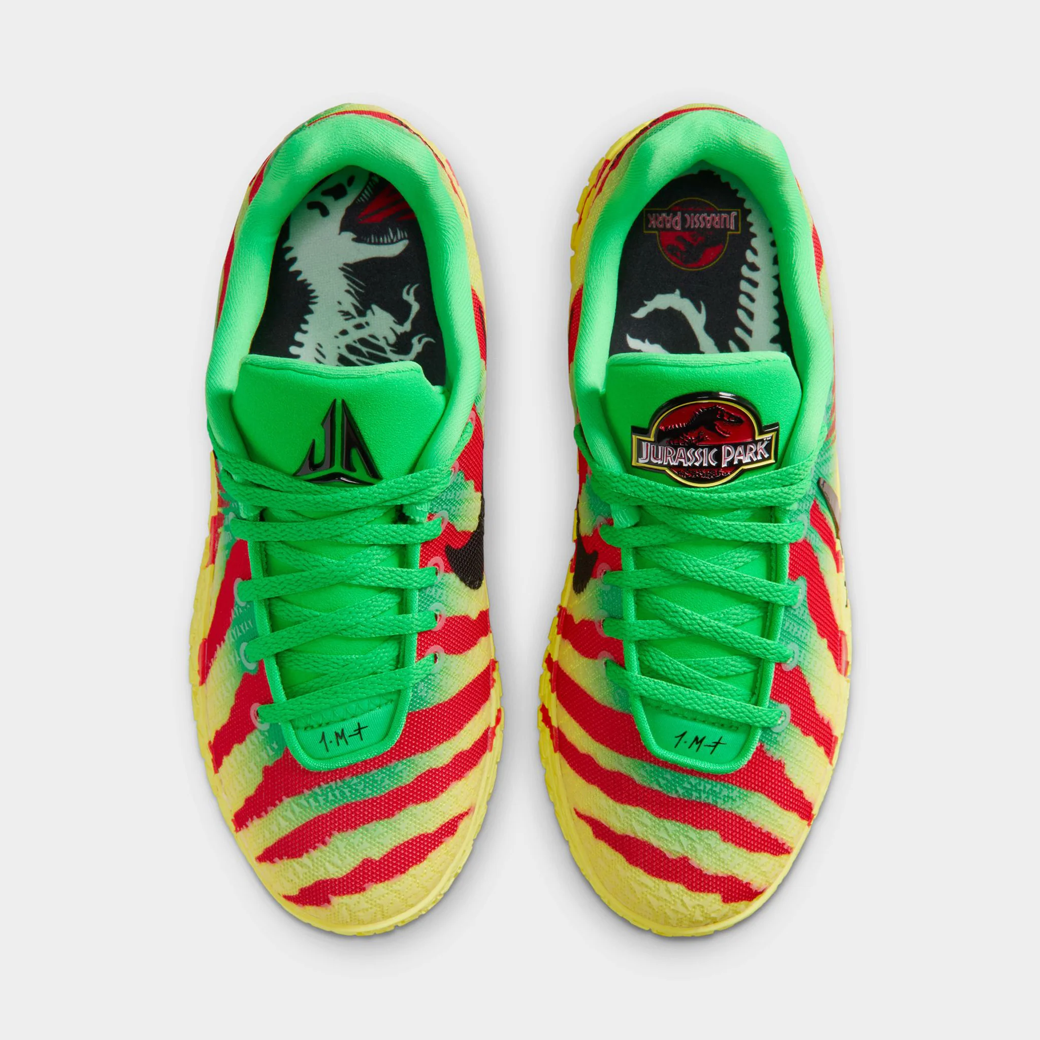 Nike Ja 3 "Explorer" GS Green Spark / Black - University Red - Image 8