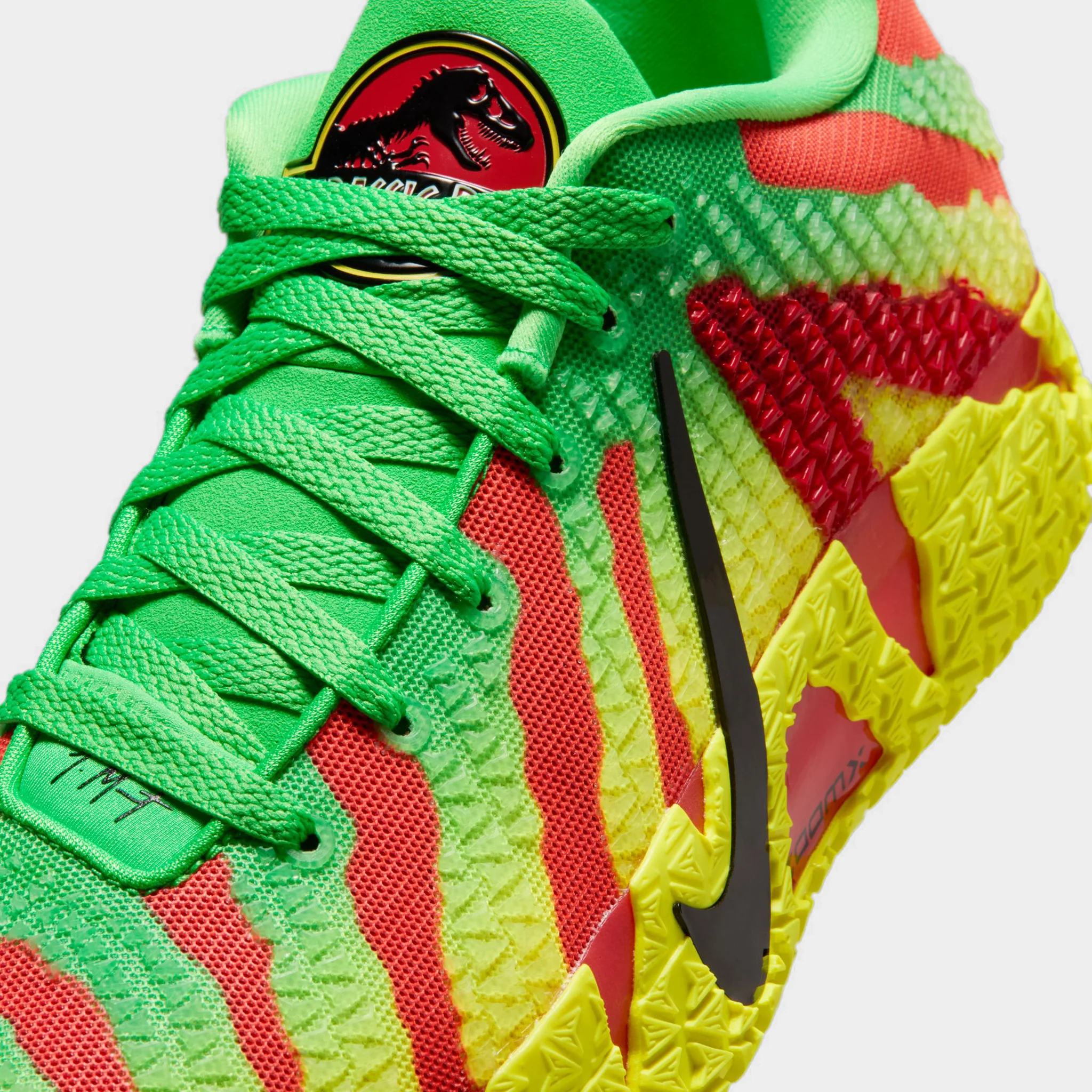 Nike Ja 3 "Explorer" Green Spark / Black - University Red - Image 3