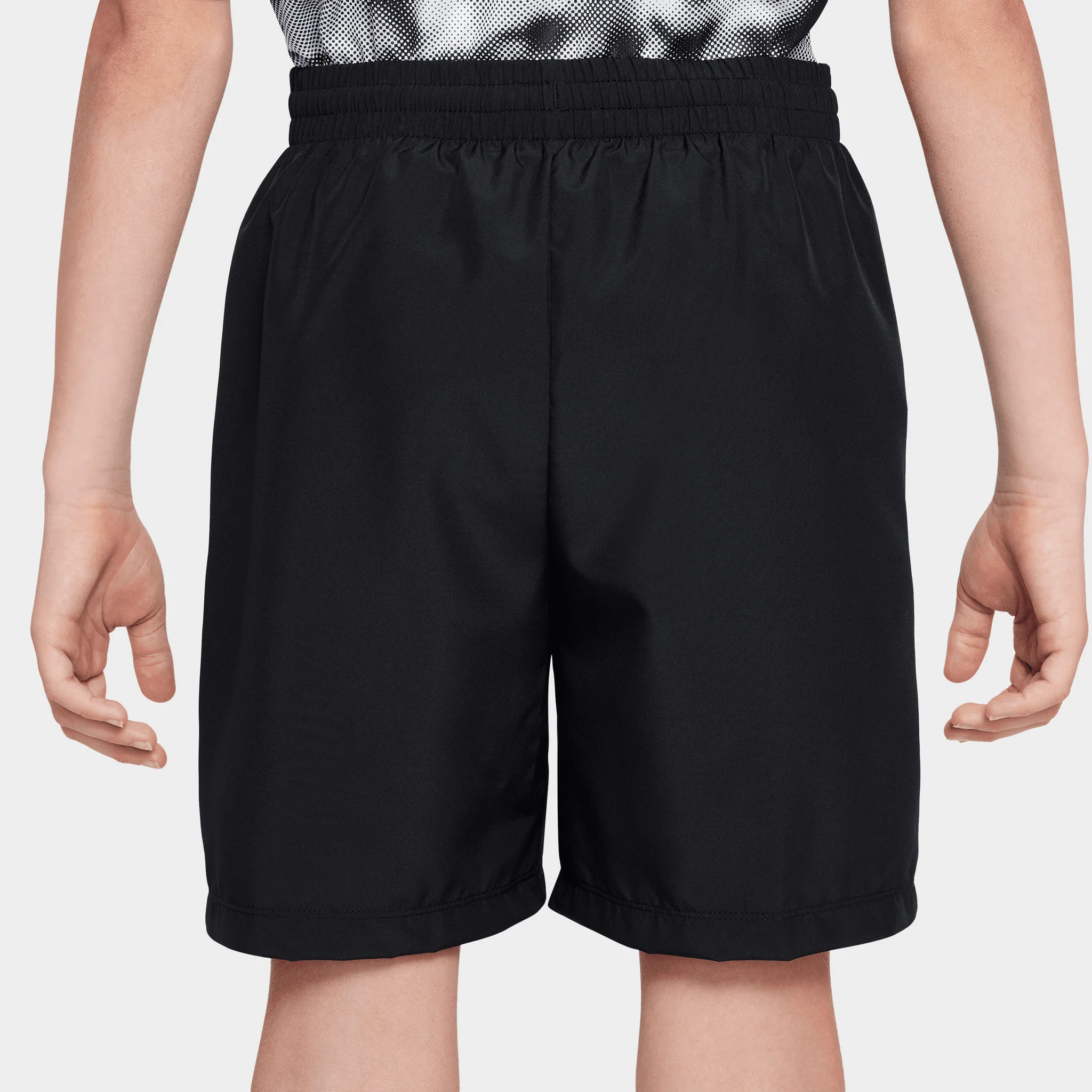 Nike Junior Boys' Dri-FIT Training Shorts Black / White - Image 4