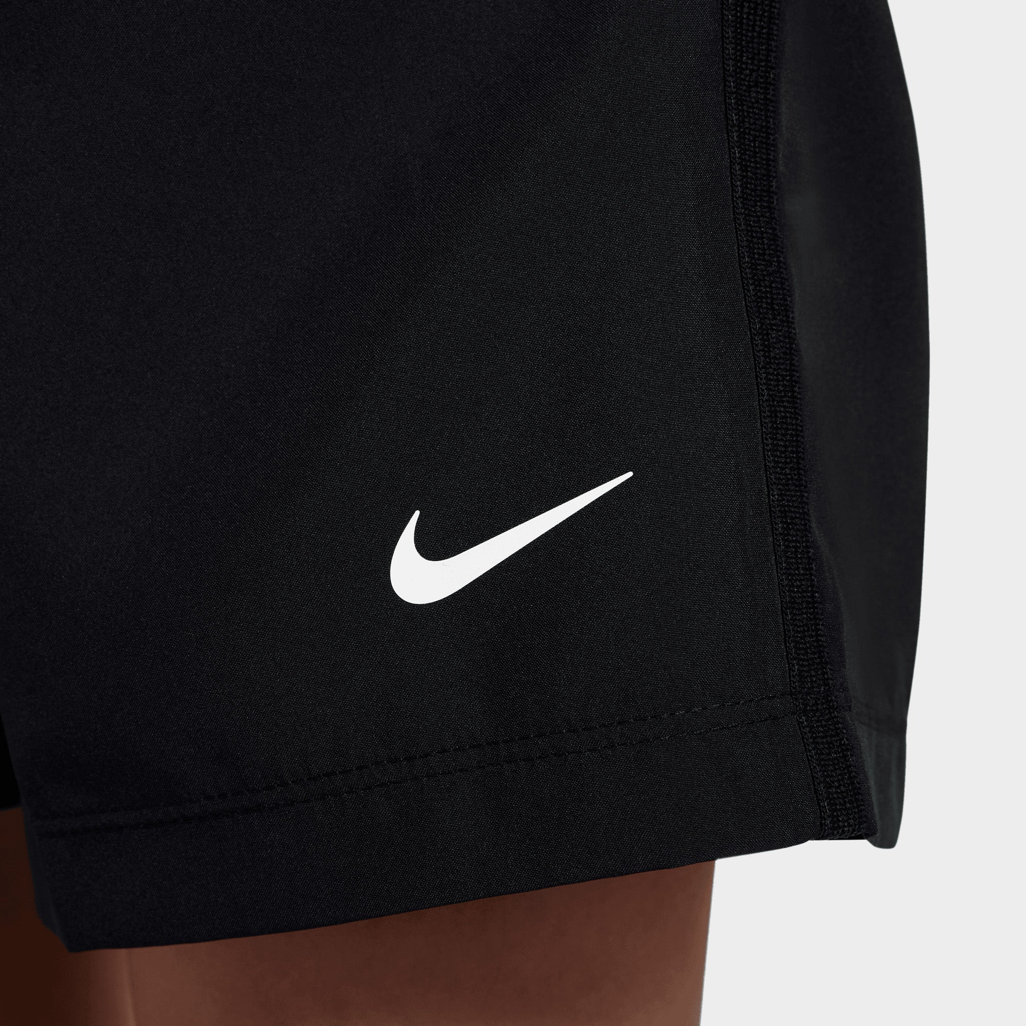 Nike Junior Boys' Dri-FIT Training Shorts Black / White - Image 5