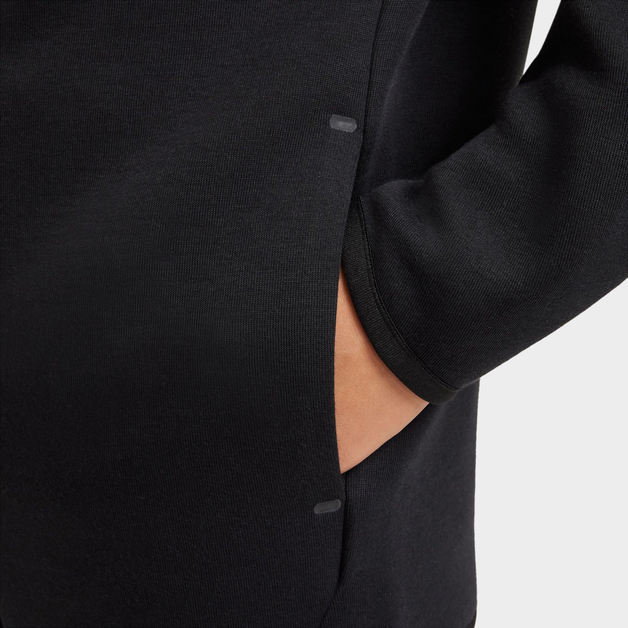 Nike Sportswear Junior Boys' Tech Fleece Hoodie / Black - Image 4