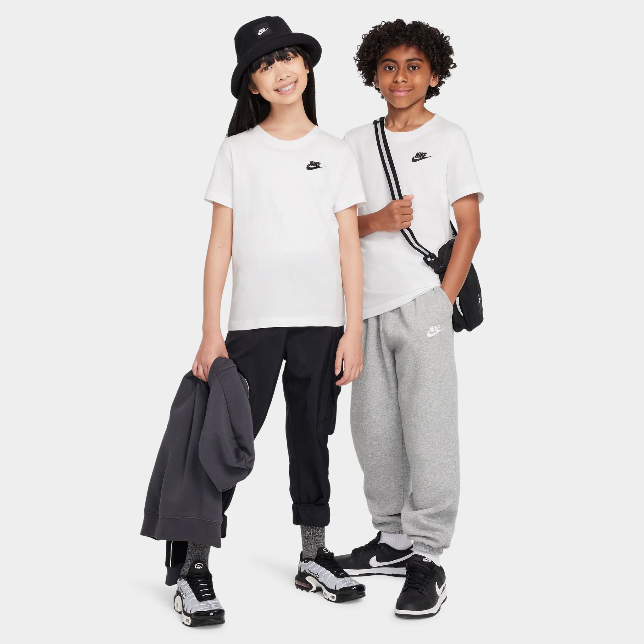 Nike Juniors' Futura T-Shirt / White - Image 4