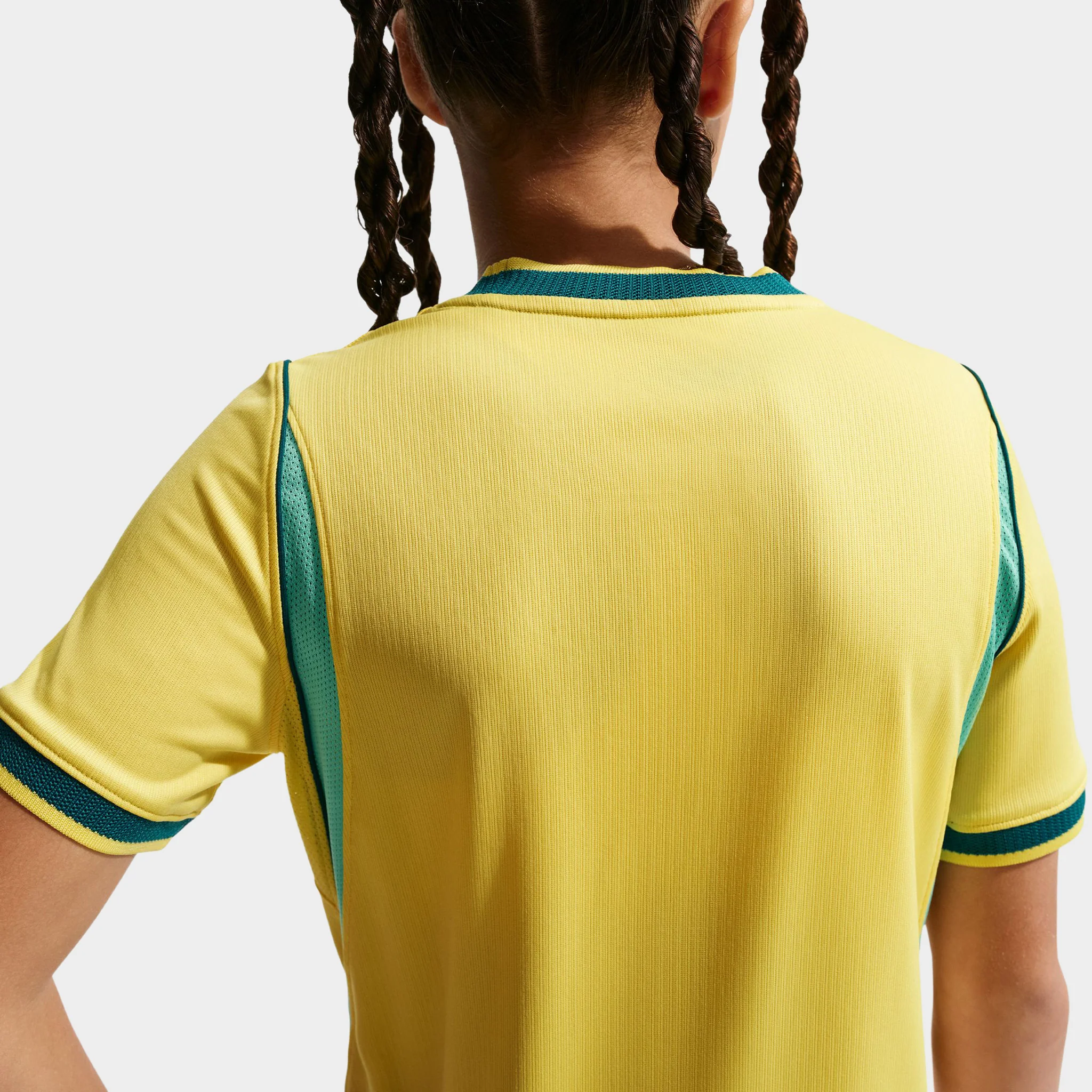 Nike Juniors' Brazil Home Jersey / Yellow - Image 2